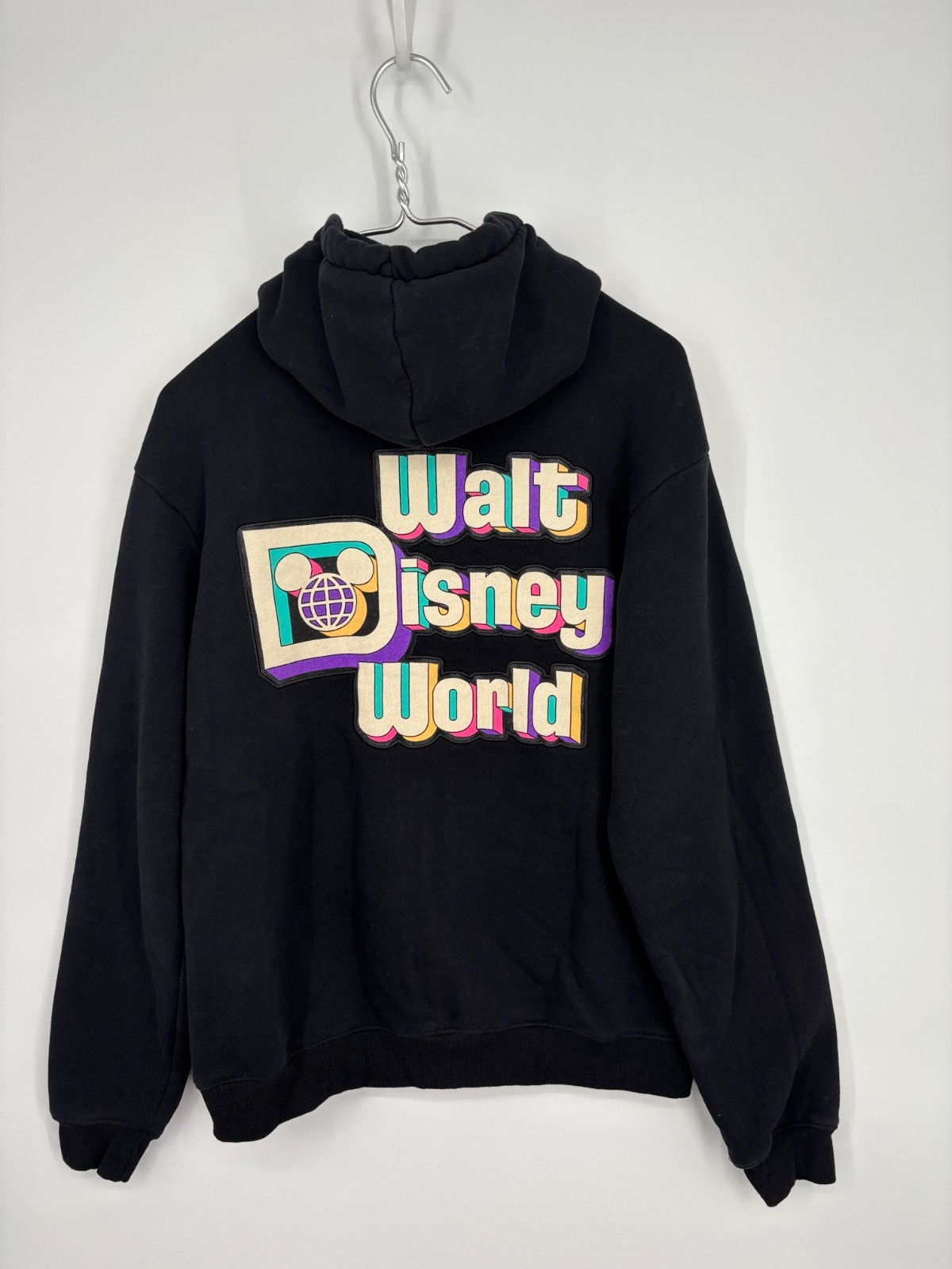 Disney Hoodie Jacket Unisex S Embroidered Walt Disney World Sweatshirt Full Zip