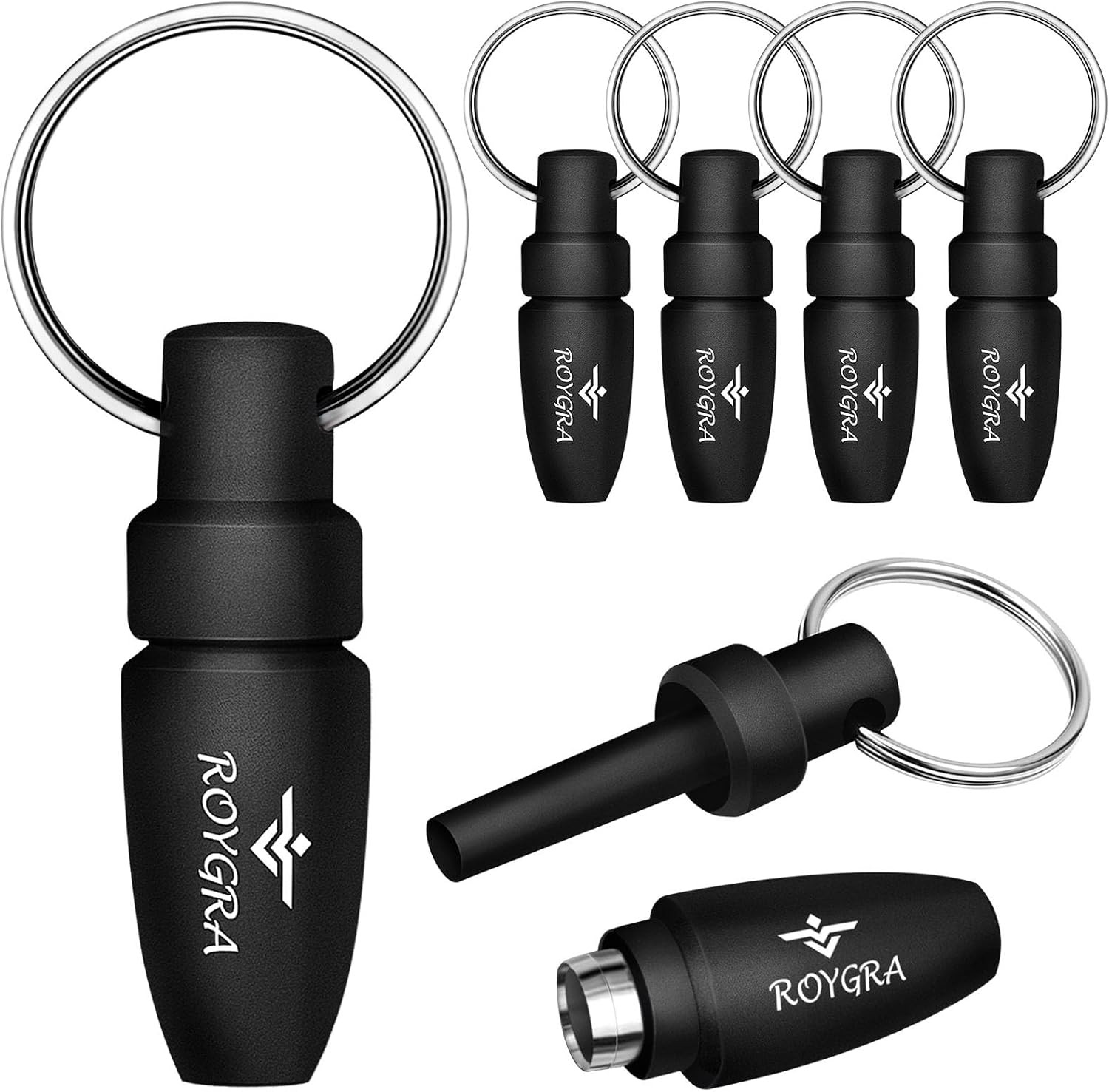 Cigar Punch Cutter Set (6 Pack), Cigar Punch Tool, Plastic Mini Smoking Accessor