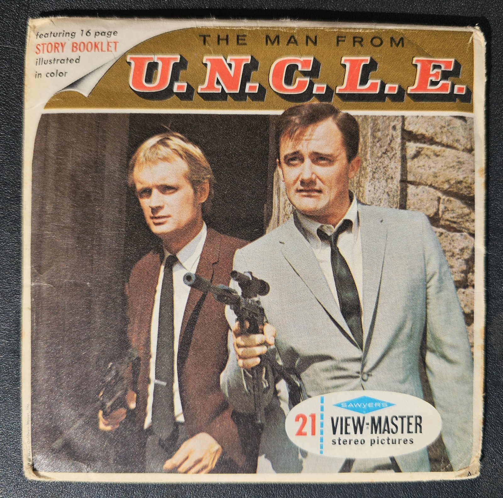 Vintage 1966 Man from U.N.C.L.E. View Master 3 Reel Set & Book Packet B484