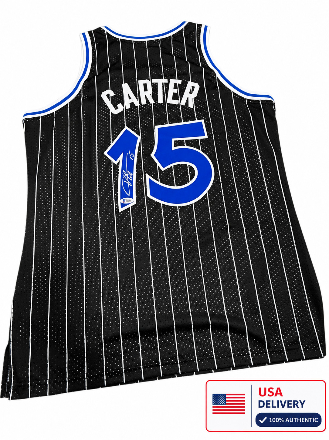 Orlando team Autographed Vince Carter Signed NBA BAS AUTHENTICATION