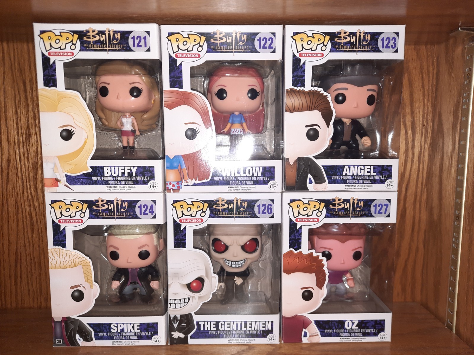 Buffy The Vampire Slayer Funko Lot 121 122 123 124 126 127 Willow Oz Spike Angel