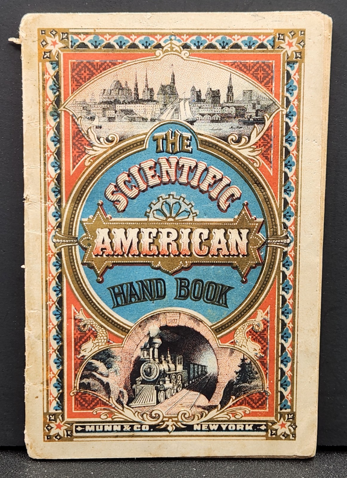1877 Scientific American Hand Book Munn & Co. NY Schumacher & Ettlinger Lith Co.