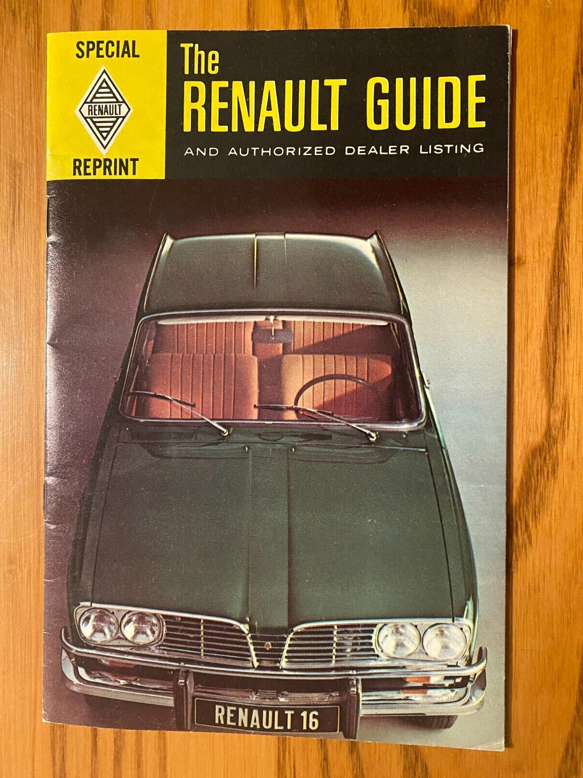 The Renault Guide Special Reprint - Specs 1968? - Nice Condition - Rare in USA The Renault Guide Special Reprint - Specs 1968? - Nice Condition - Rare in USA