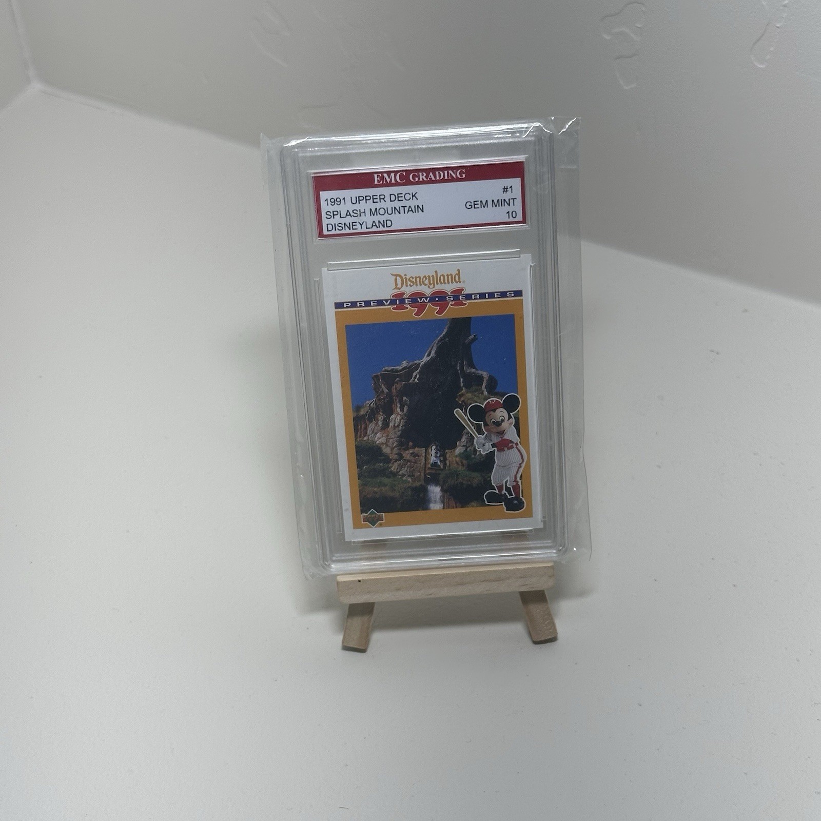 1991 Upper Deck Disneyland Preview Series Splash Mountain #1 EMC 10 GEM MINT