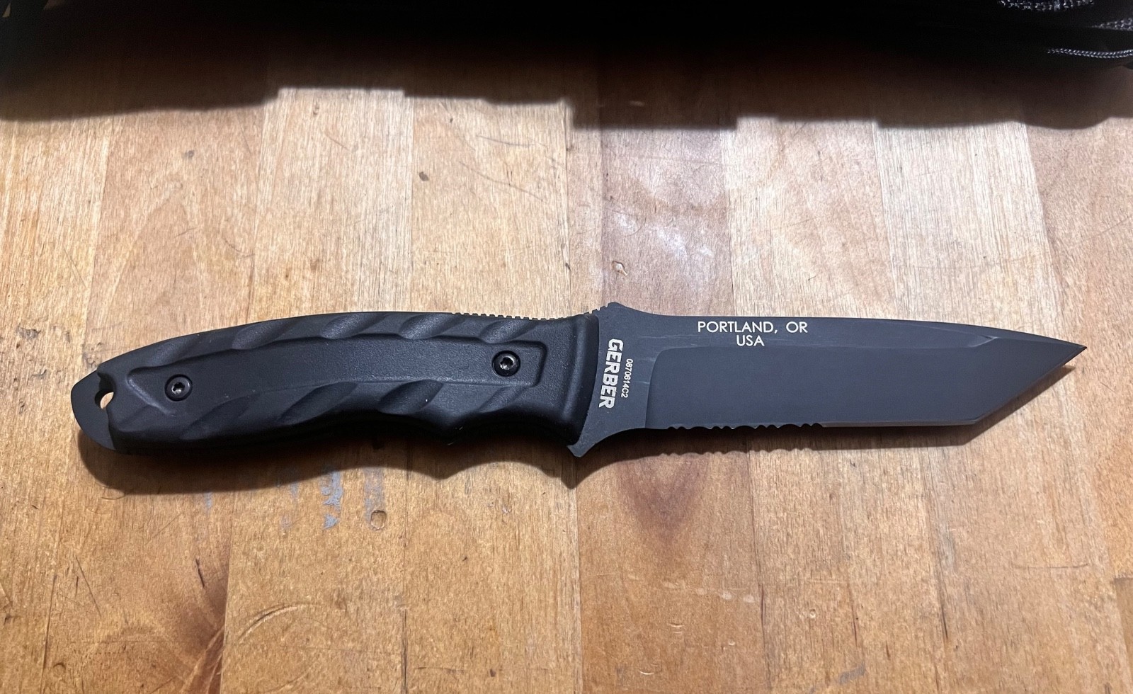 RARE/DISCONTINUED Gerber CFB Combat Fixed Blade Tanto Knife-Original Sheath🇺🇸