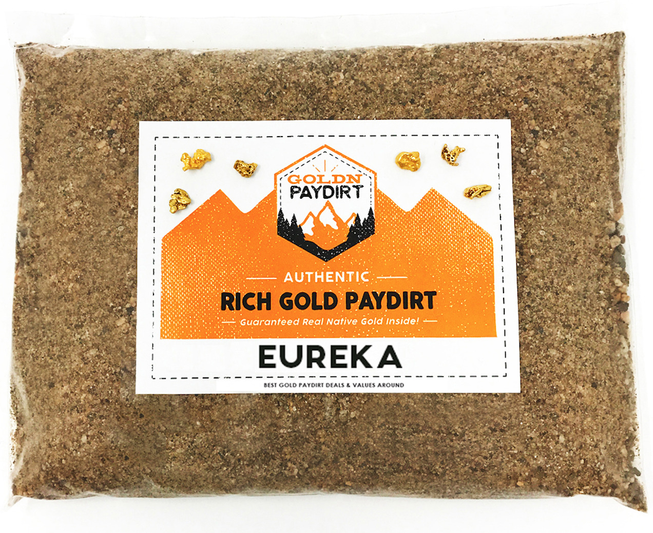 Goldn Paydirt Eureka Gold Paydirt - Gold Guaranteed   Nuggets