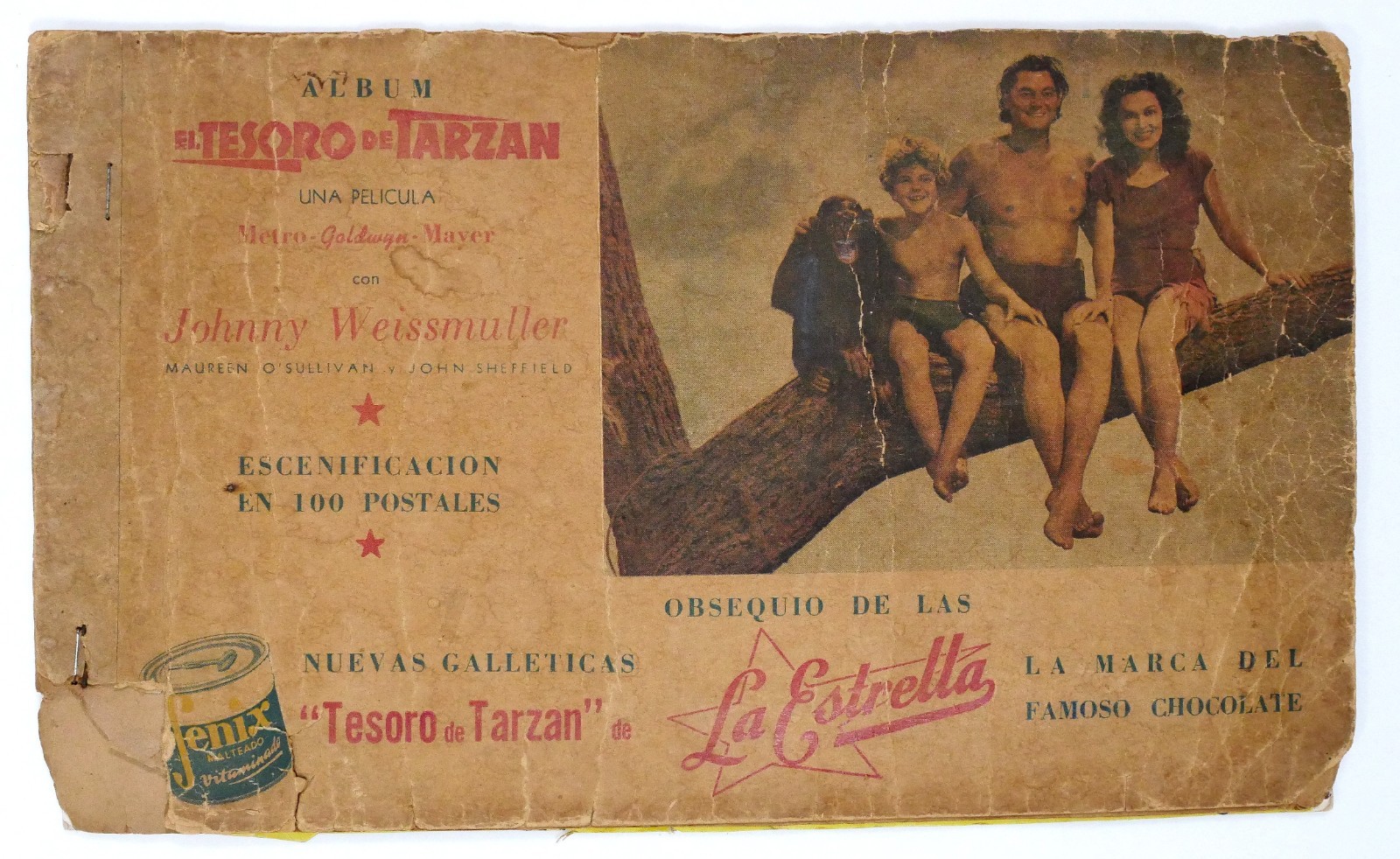 1941 Tarzan's Secret Treasure Cuban Album 80/100 Cards Johnny Weissmuller MGM