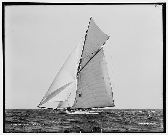 Photo:Sayonara Yacht 1891 Sailing Yacht on Open Sea