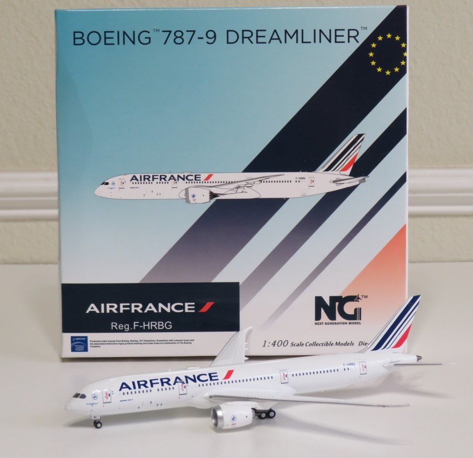 NG Models Air France B787-9. F-HRBG. Rare. Brand New. 1:400 Scale
