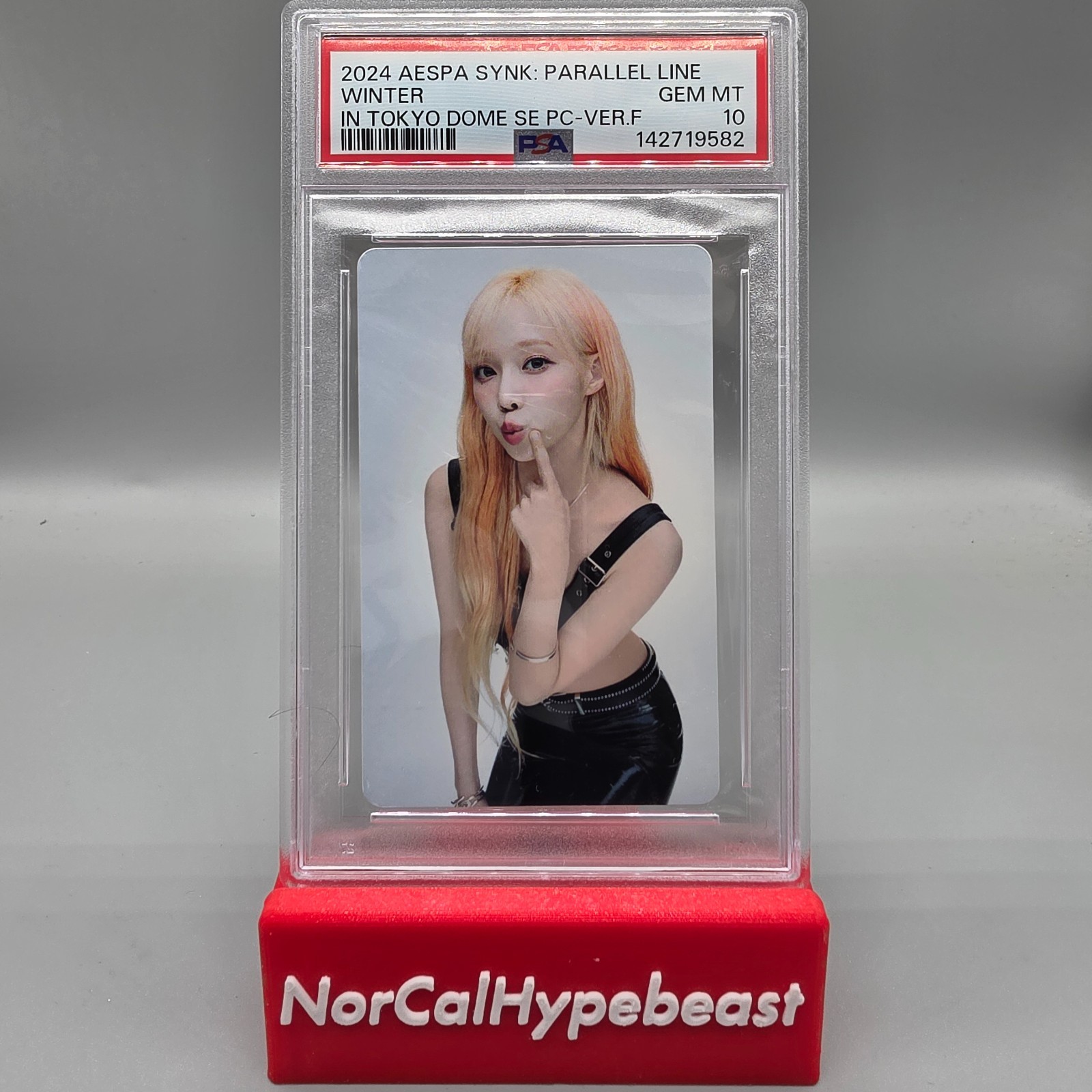 2024 Aespa Synk: Parallel Line WINTER In Tokyo Dome PC Version F PSA 10 GEM MINT