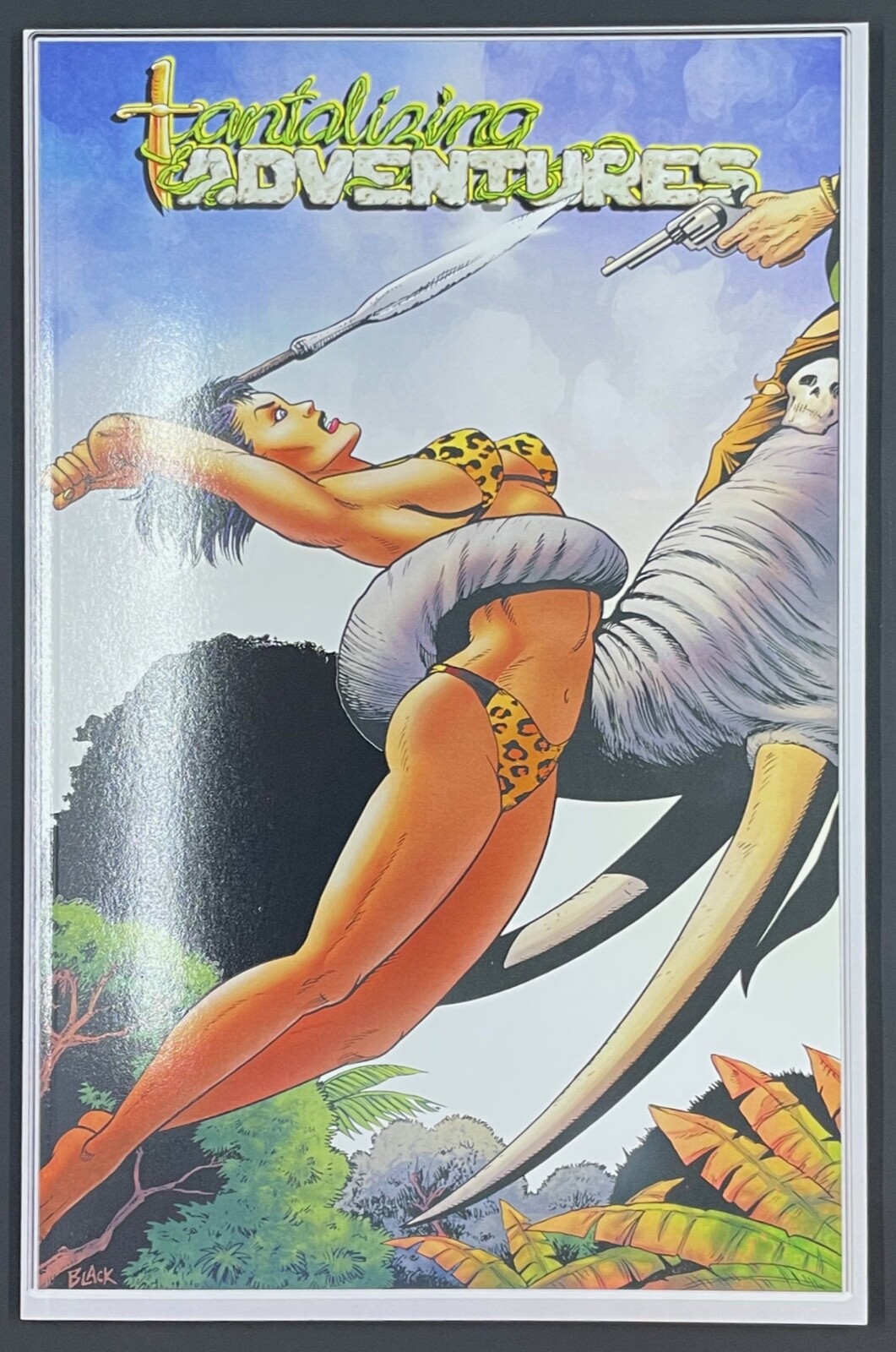 Tantalizing Adventures - Graphic Novel Jungle Girl NEW NM Bill Black cover