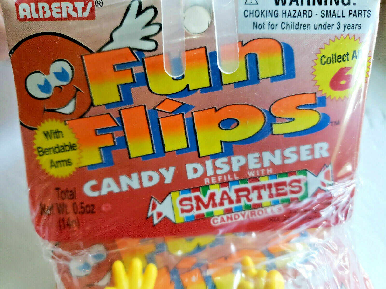 Vintage 1994 Alberts Fun Flips Candy Dispenser Containers 12 Store Display U161