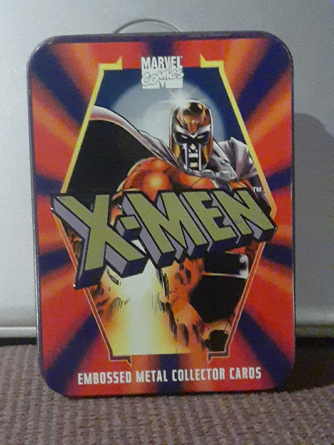 1996 X-Men Embossed Metal Cards. 5 Sealed Cards. See Pics