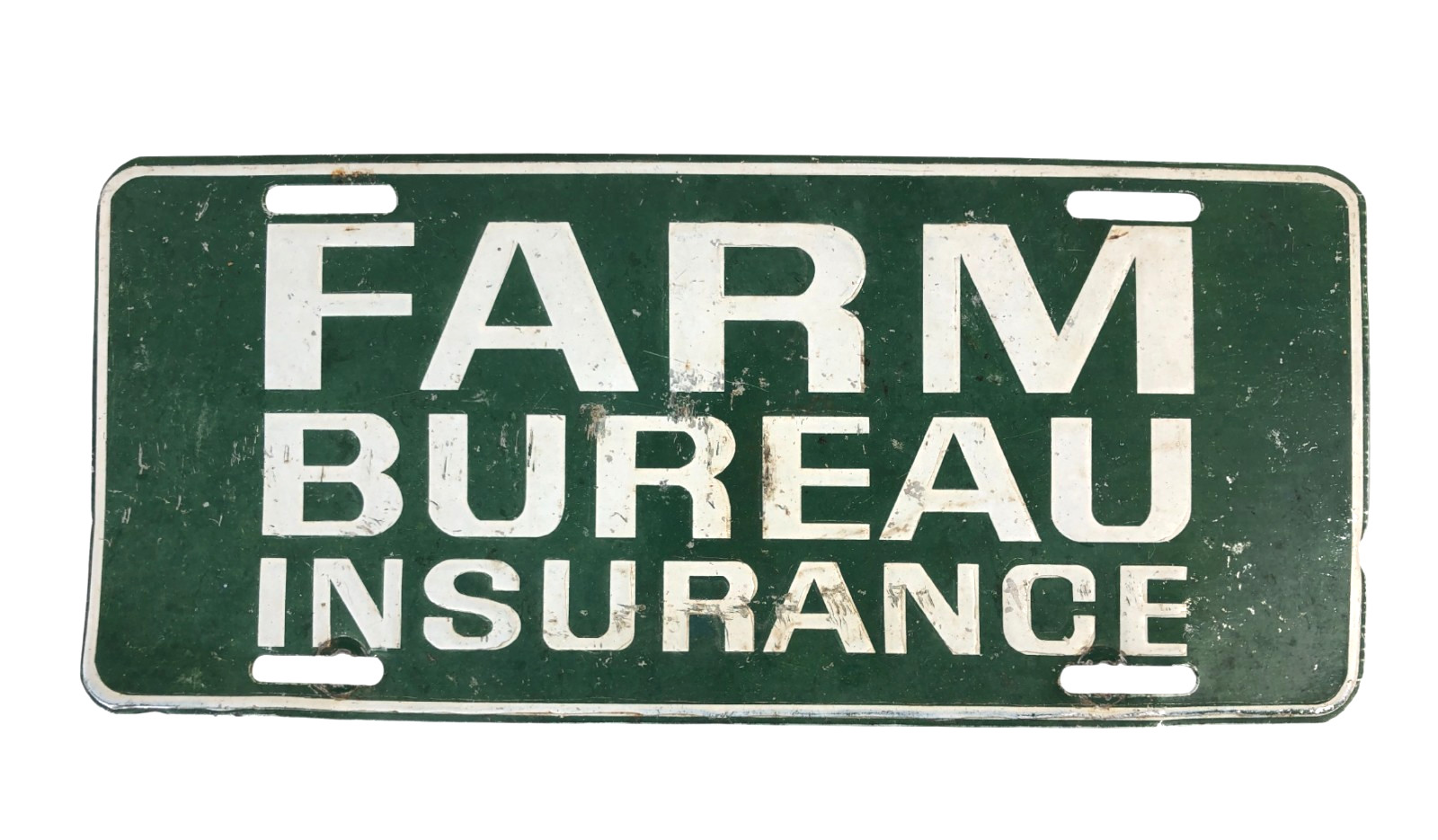Farm Bureau Insurance Metal License Plate Topper Sign 12 x 5\