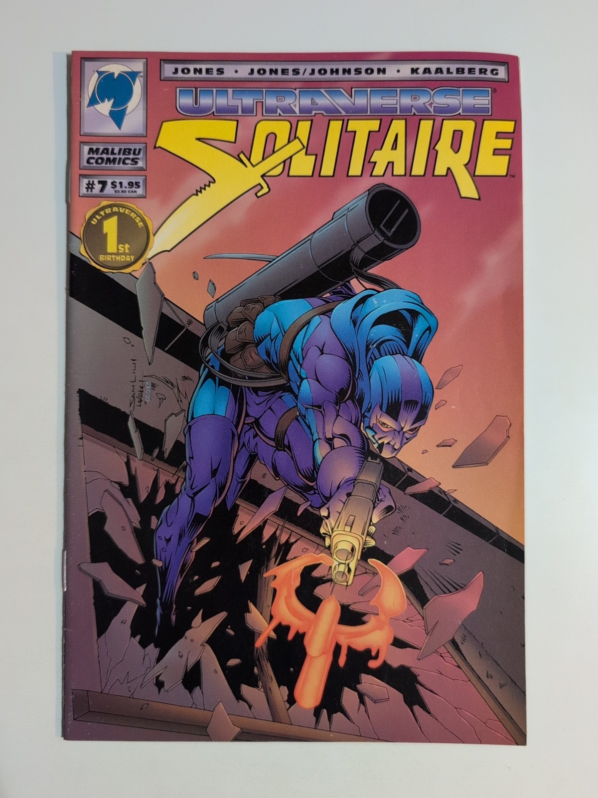 Solitaire #7 Malibu Ultraverse Comics 1993 Back Issue Sale