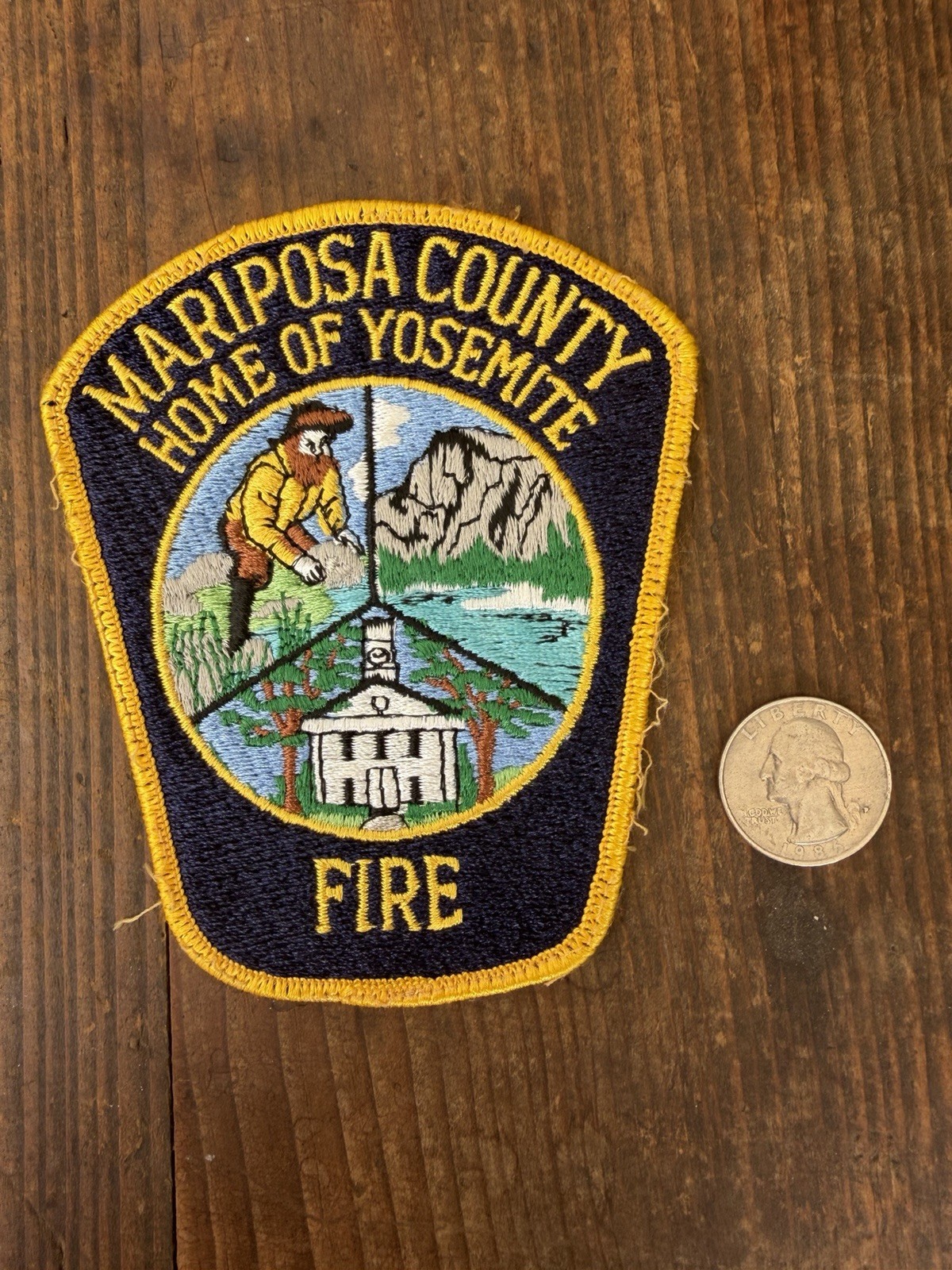 Mariposa County, Home Of Yosemite.  Fire.  Patch