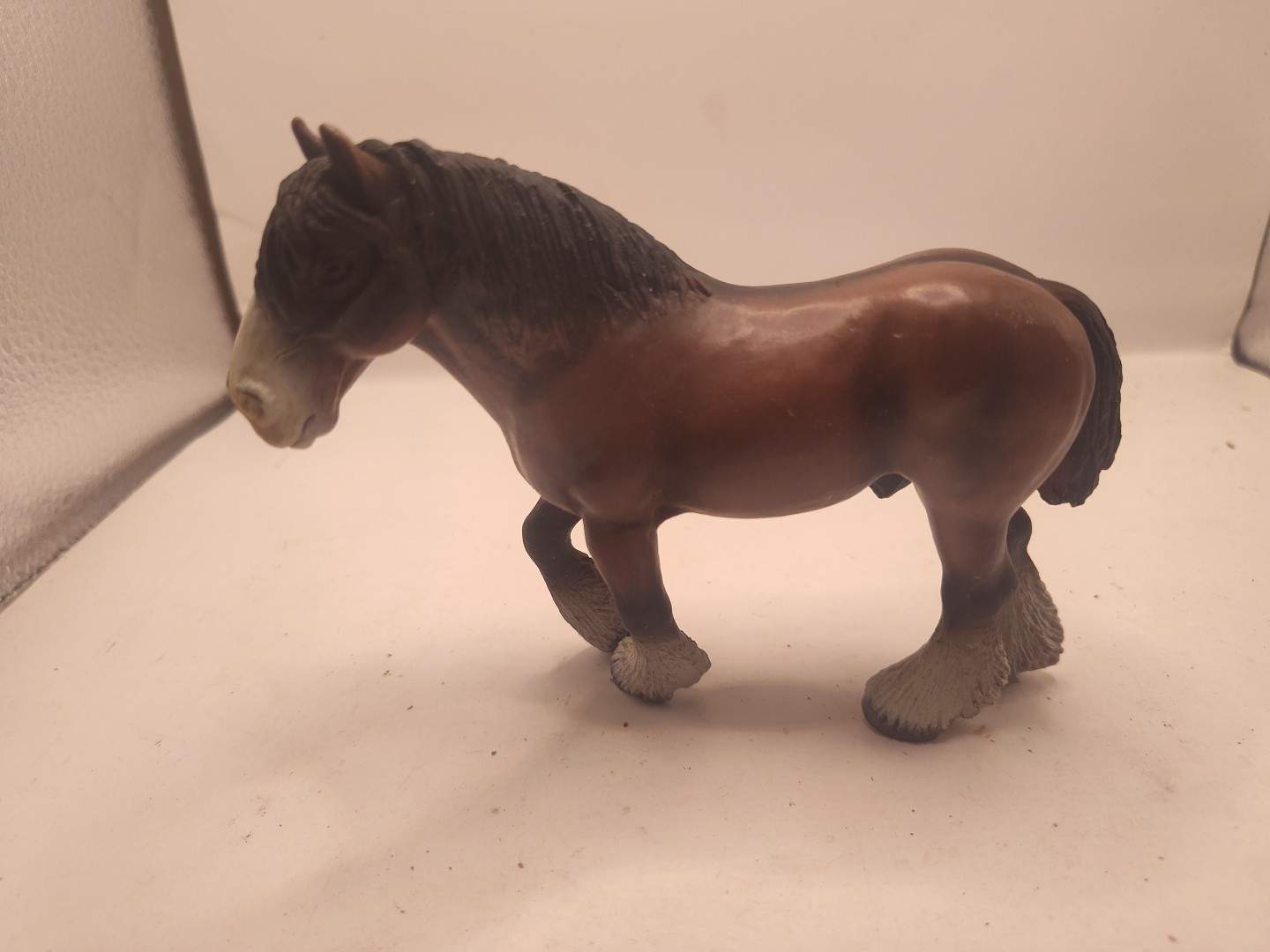 Schleich 2000 Shire Horse Stallion 13247 Clydesdale Vintage Collectible Figure