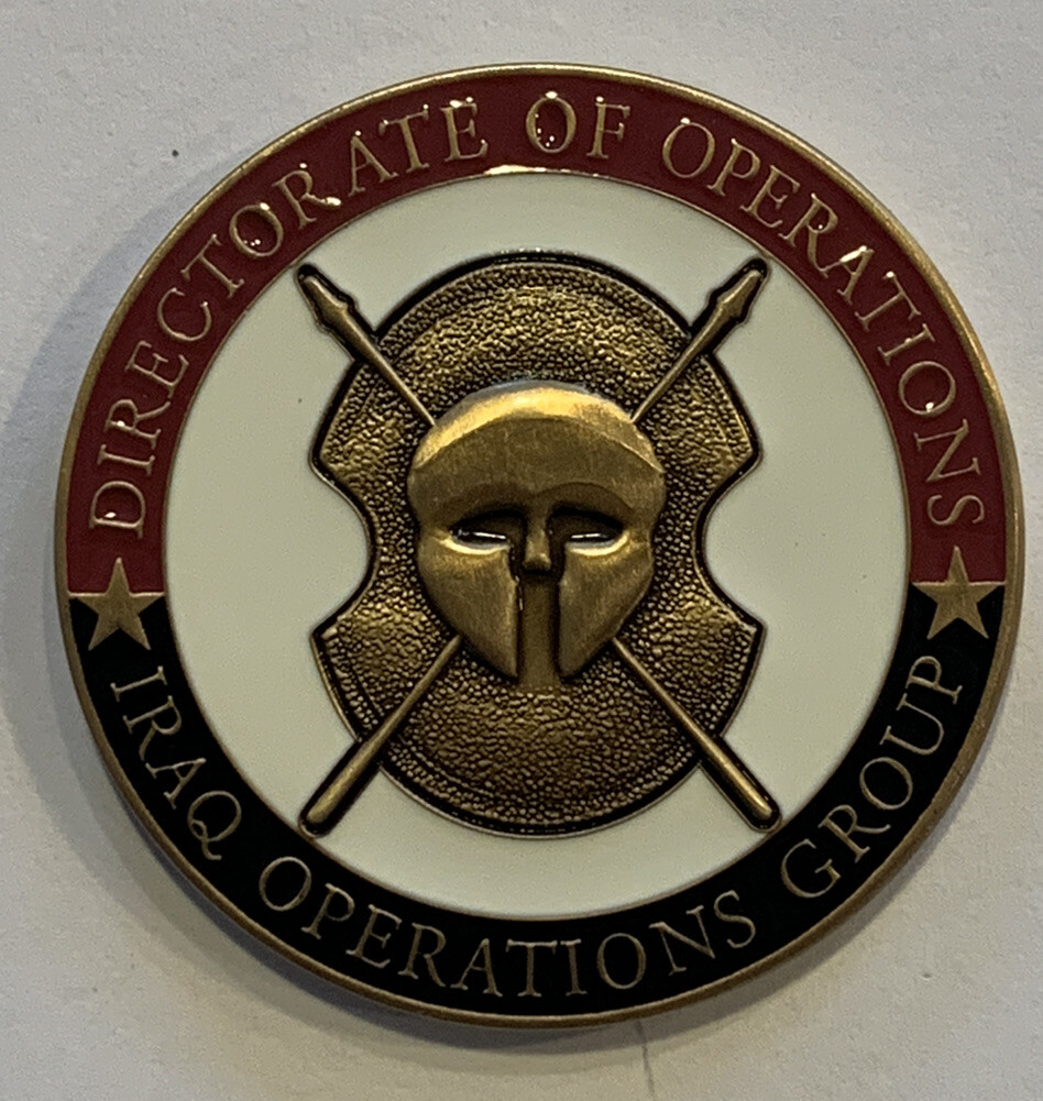 CIA ,IRAQ OPERATIONS GROUP,  DIRECTORATE OF OPERATIONS CHALLENGE COIN