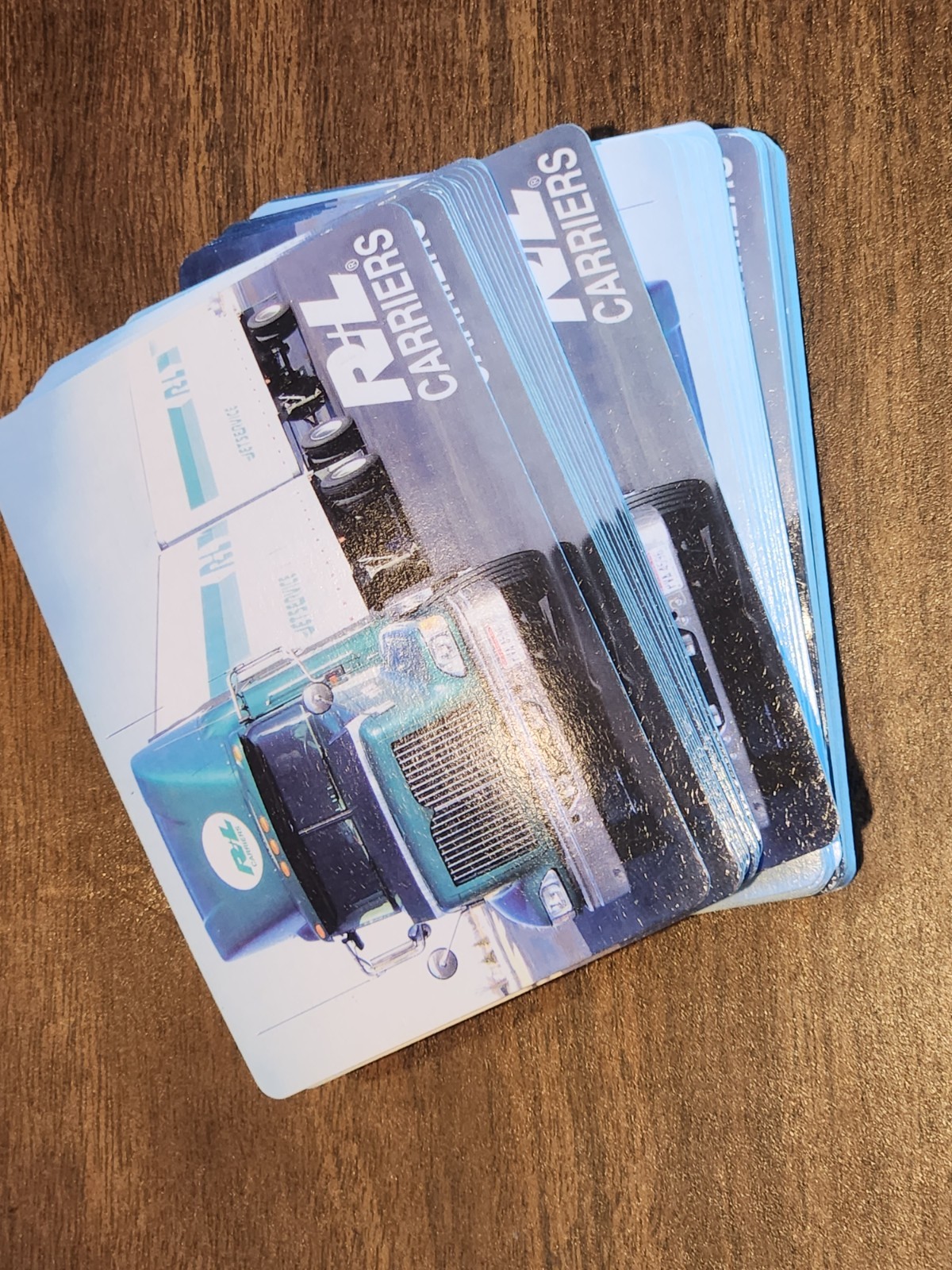 R+L Carriers Transportation Theme Advertising Playing Cards Deck