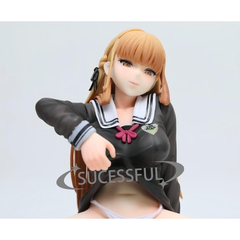 Hentai 18cm Anime Girl in Uniform PVC Figure Collectible StatueLoose Item No Box