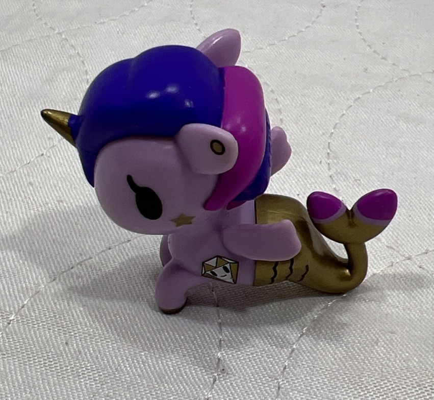 Tokidoki Unicorno Mermicorno Neon Stars Series 1 -Viola 2” Purple Diamond Figure