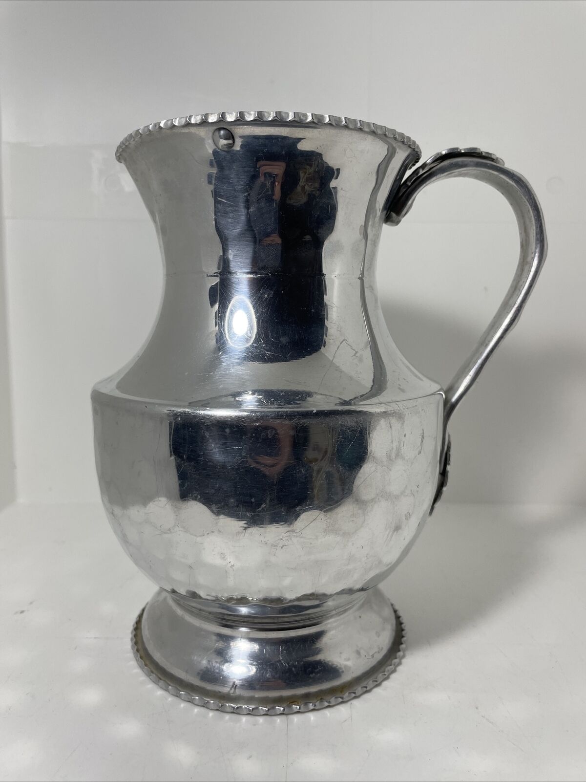 Cromwell Hand Wrought Aluminum Pitcher / Hammered Finish / 3qt - 12 Cups