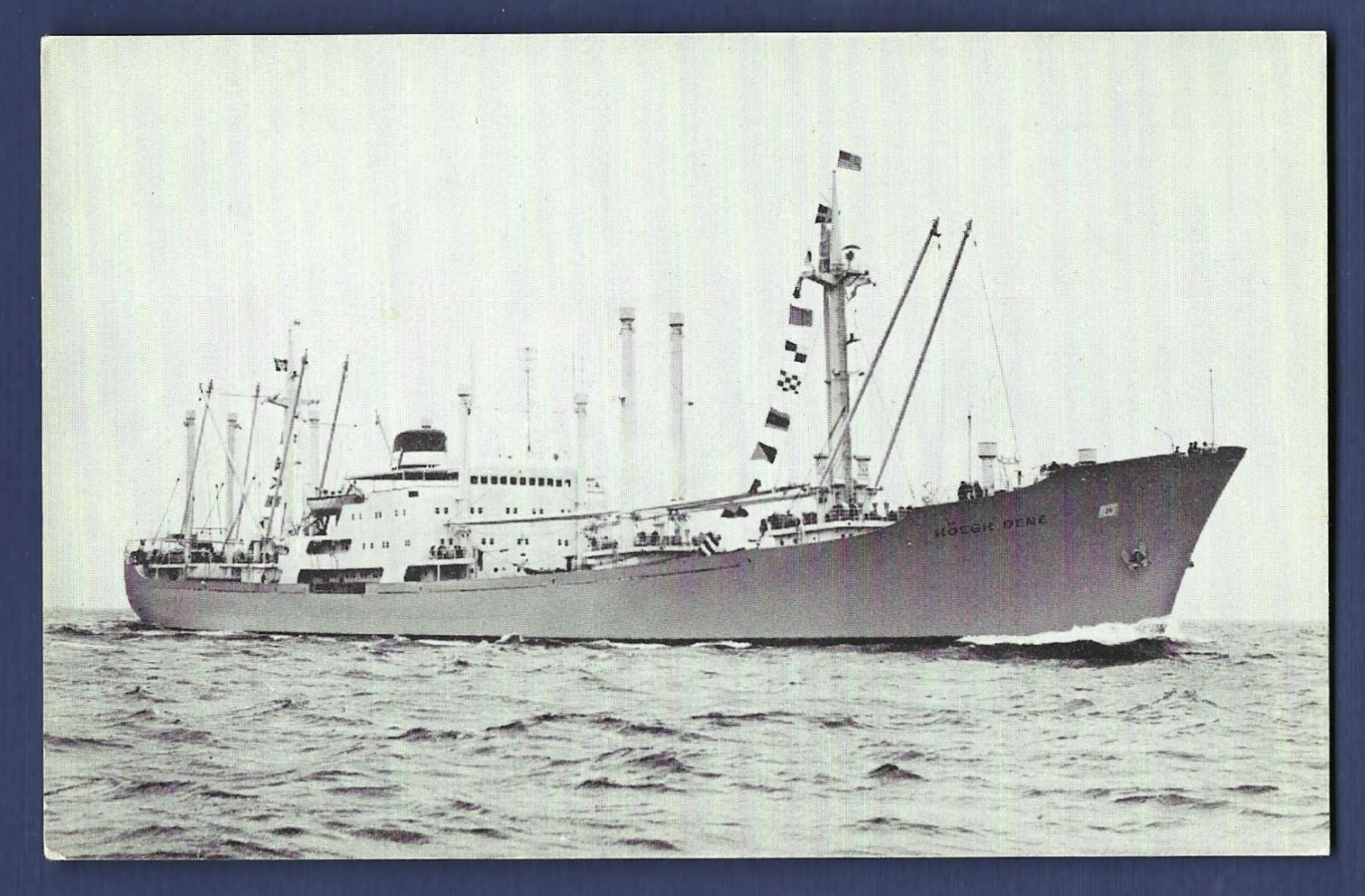MS HOEGH DENE Leif Hoegh & Co., Norwegian Cargo Ship Postcard