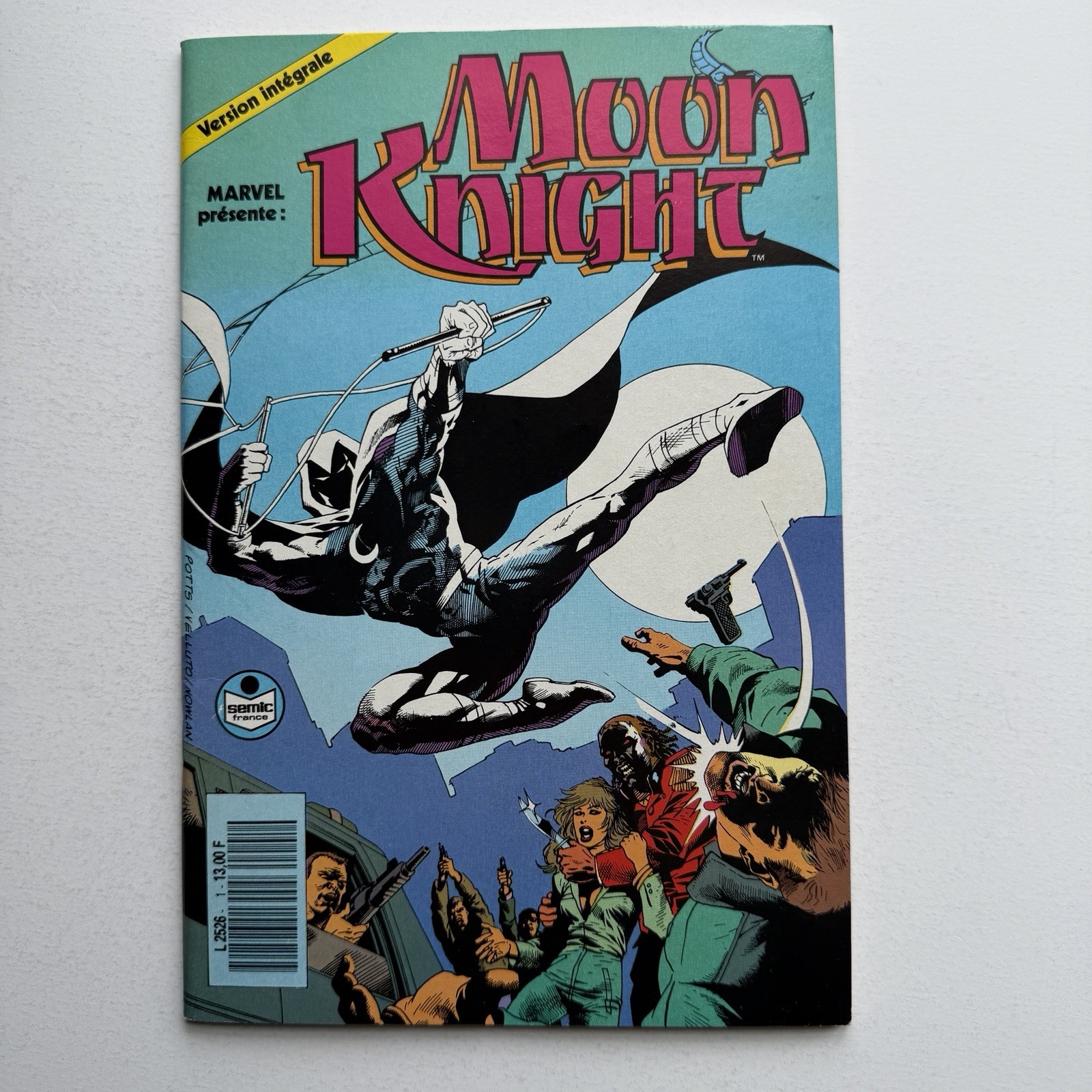 Semic Marvel Comics Marc Spector Moon Knight #1 versions intégrales 1990 RARE