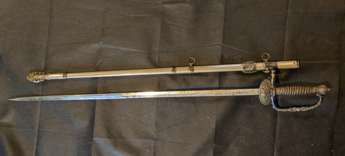 Antique Horace Merritt Joplin MO Knights of Pythias Sword MC Lilley Co 1882-1925