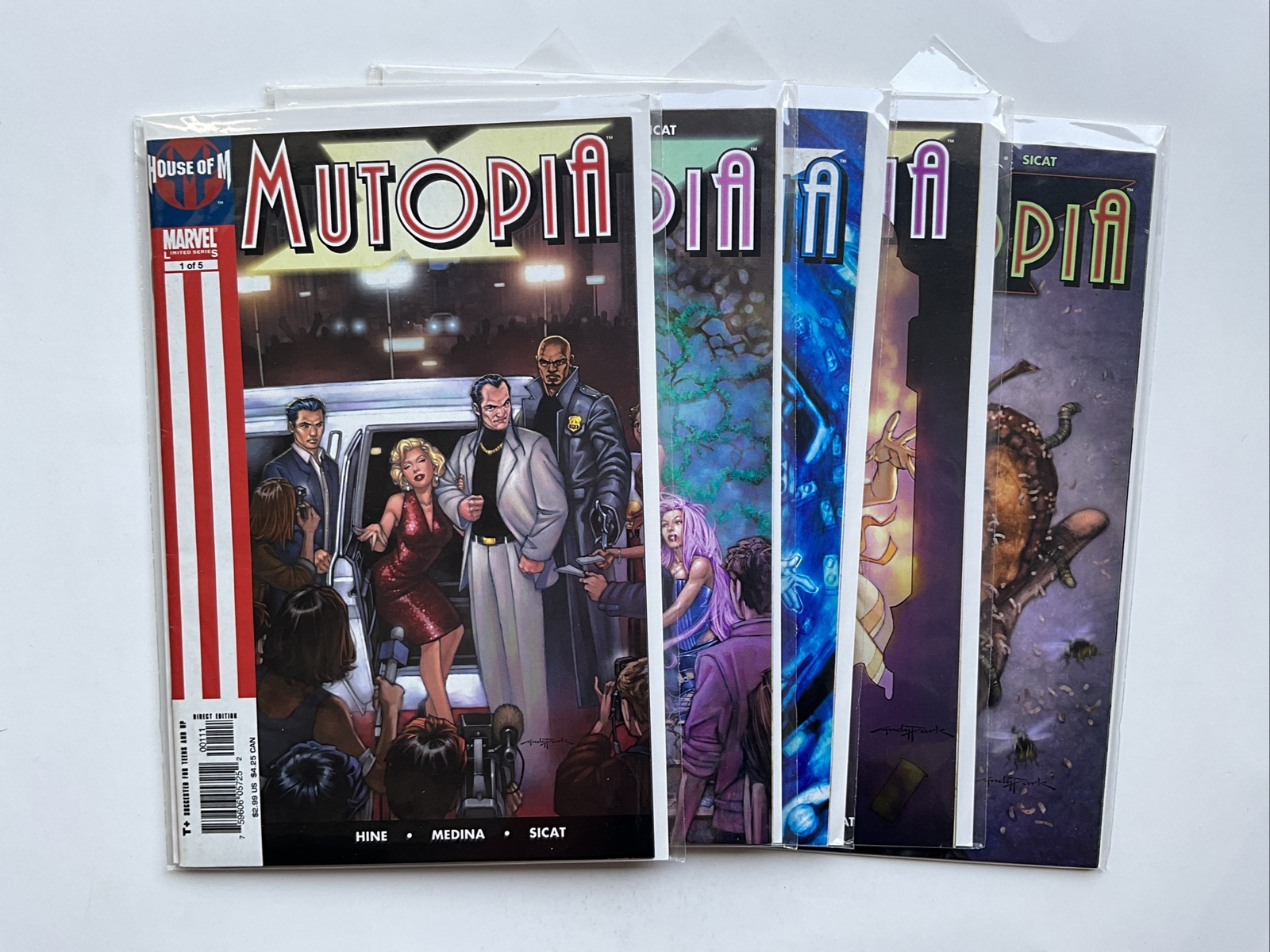 Mutopia House Of M #1-5 Marvel Comics 2005 9.4 NM Complete Set X-Men Comic Books
