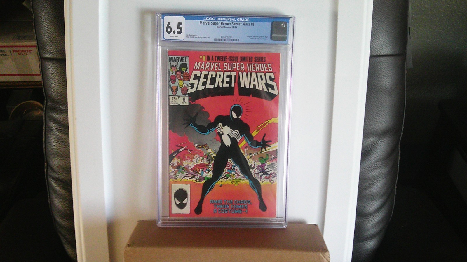 MARVEL SECRET WARS #8 CGC 6.5  ORIGIN OF VENOM BLACK SUITE SPIDERMAN