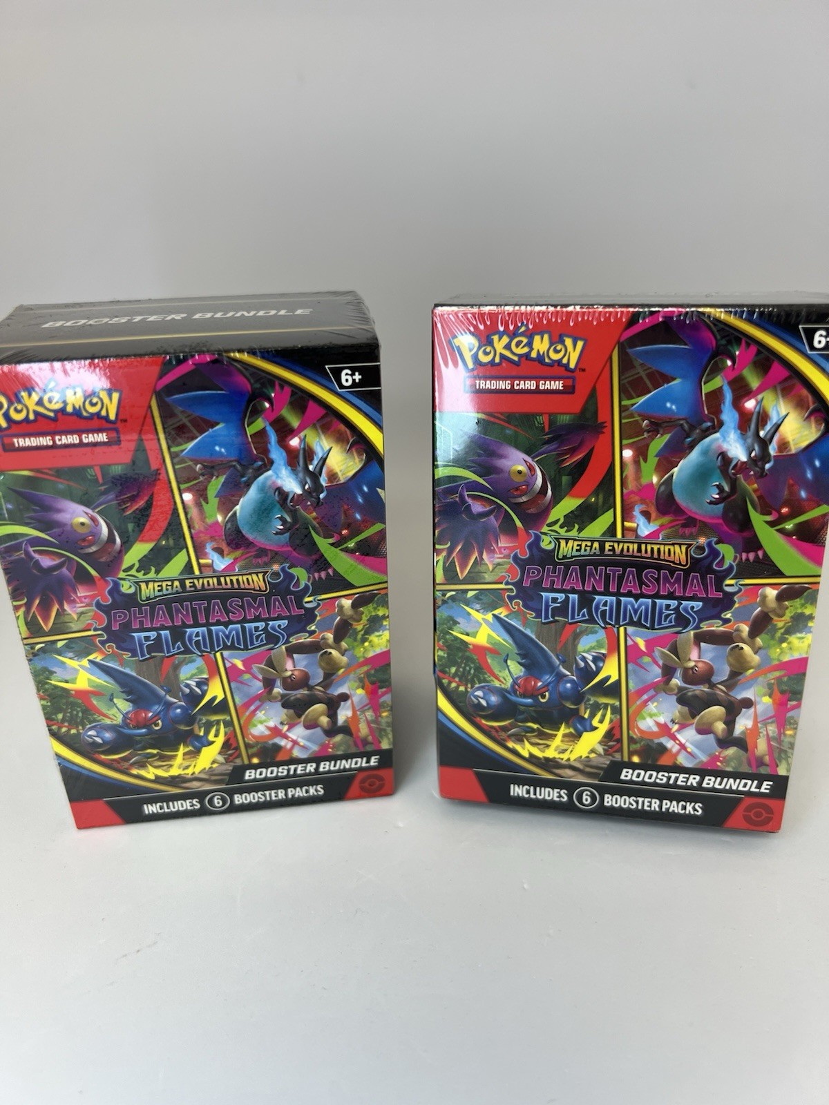 2x Pokemon Mega Evolution - Phantasmal Flames Booster Bundle - FACTORY SEALED