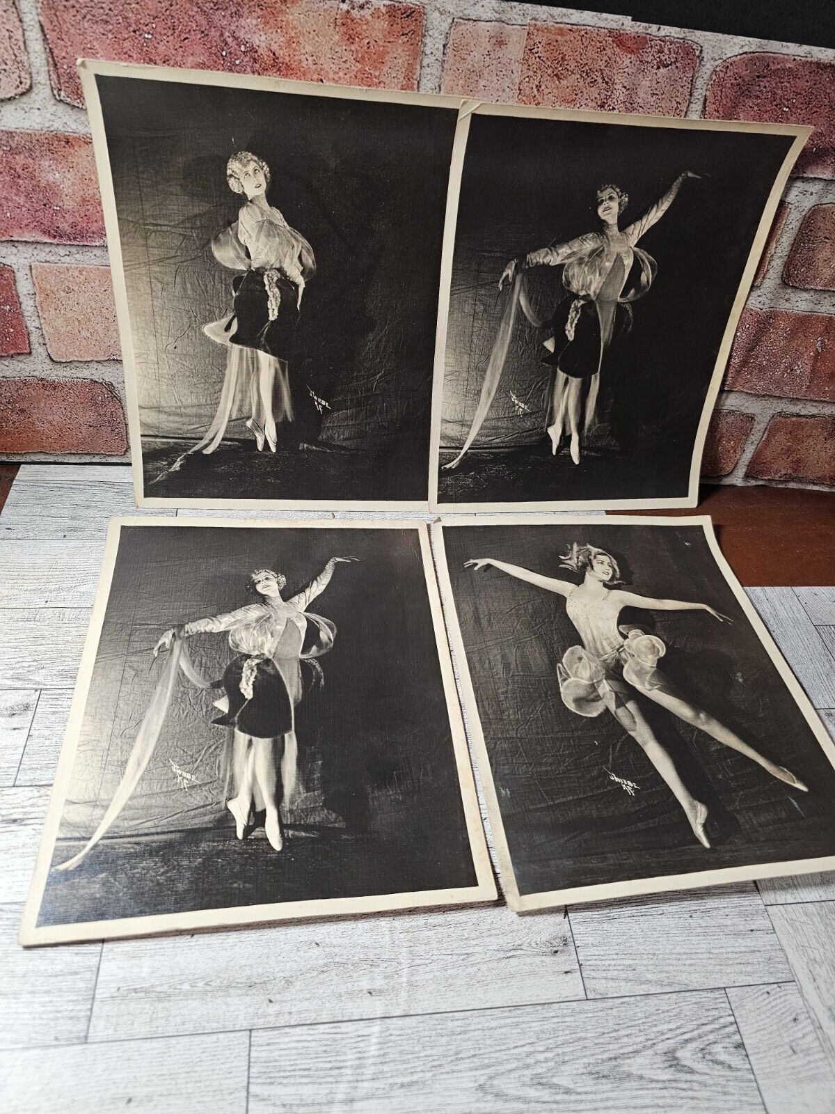 Lot Of 4 Vintage Dancet Ballerina 8x10 Photographs Ballet Dress