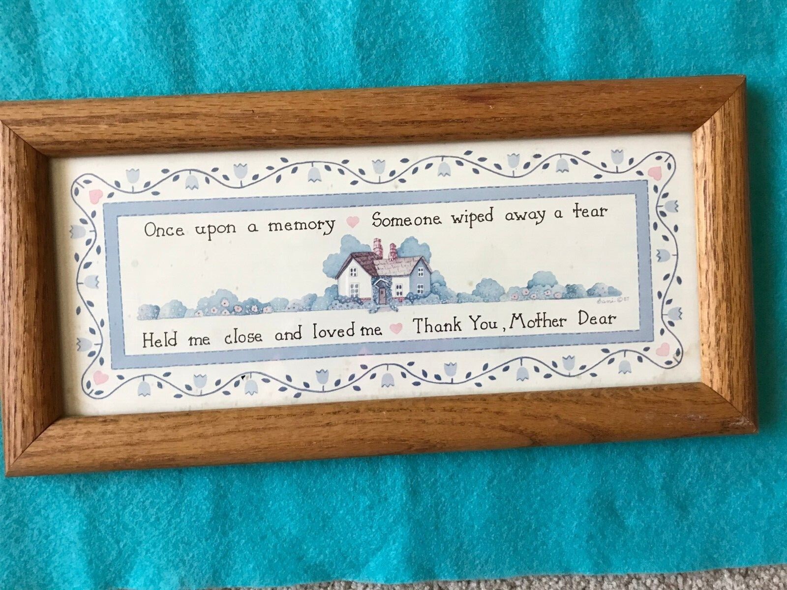 * Wooden Wall Plaque ~ MOTHER~ 13.5 x 6.75  _
