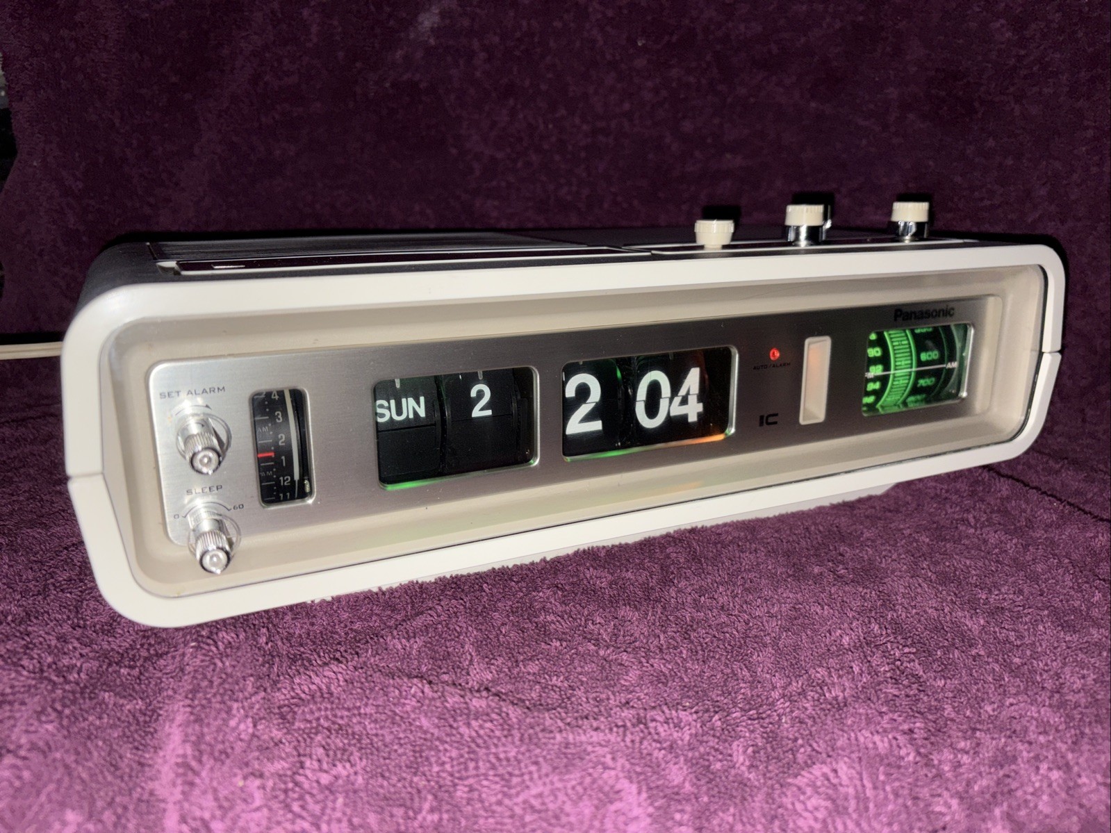 Panasonic Flip Clock RC 6551 Dator Vintage REALLY NICE CONDITION