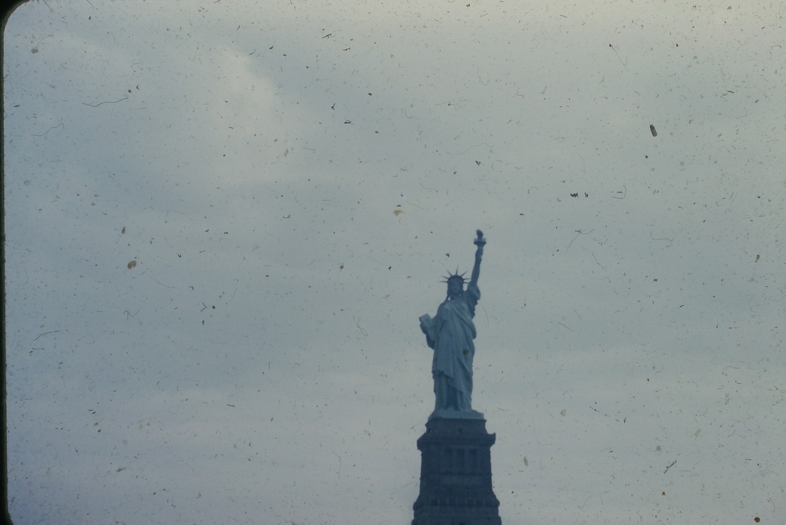 c1960's Kodachrome Red Border 35mm Slide Statue of Liberty New York City Harbor c1960's Kodachrome Red Border 35mm Slide Statue of Liberty New York City Harbor
