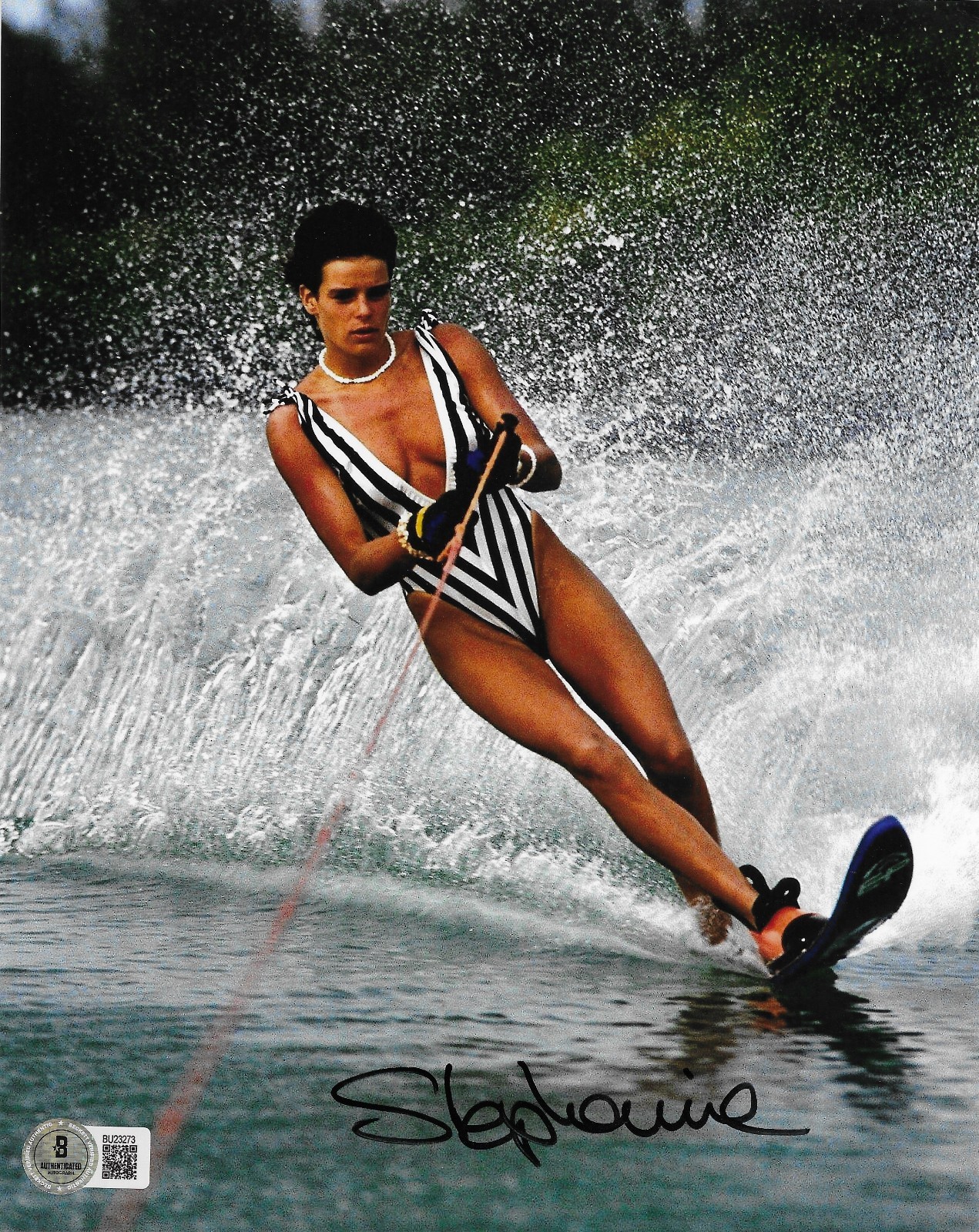 Princess Stephanie of Monaco Signed 8x10 Photo Autographed BAS
