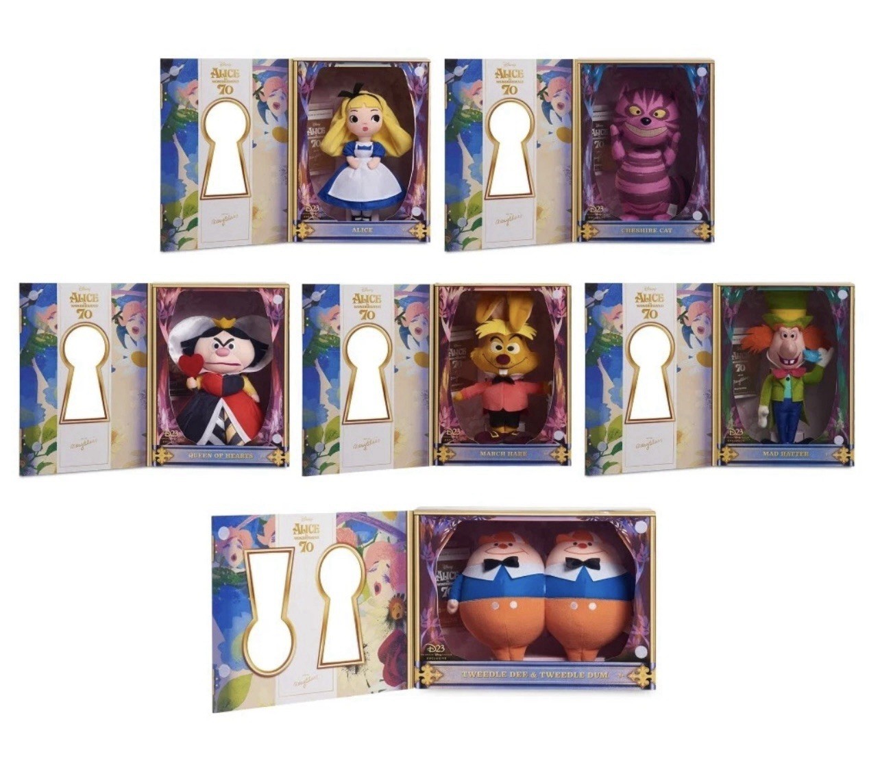 Alice In Wonderland D23 70th Anniversary Edition Mary Blair Collectors Set