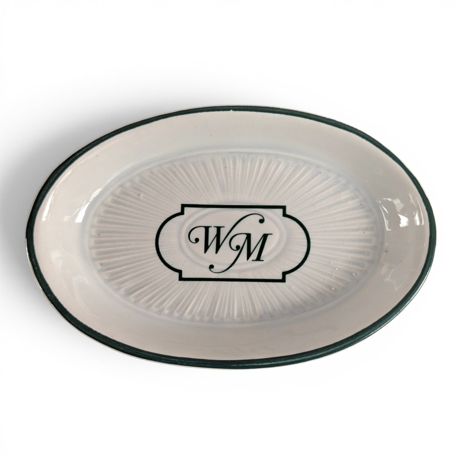 Vintage Westwood Marquis Hotel Soap Dish WM Monogram 1960s‑1970s Beverly Hills