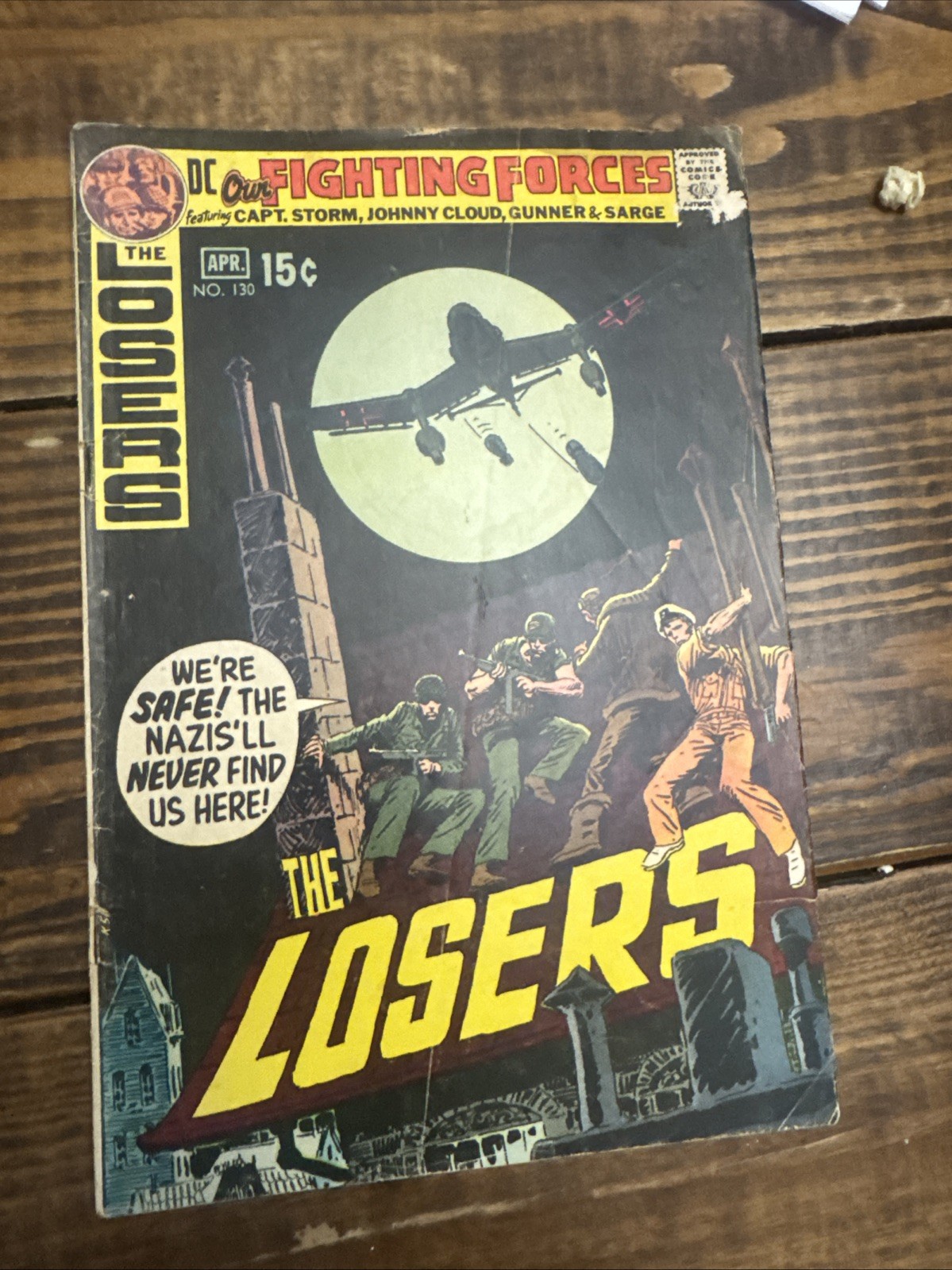 OUR FIGHTING FORCES #130 THE LOSERS 1971 DC BRONZE AGE COMIC