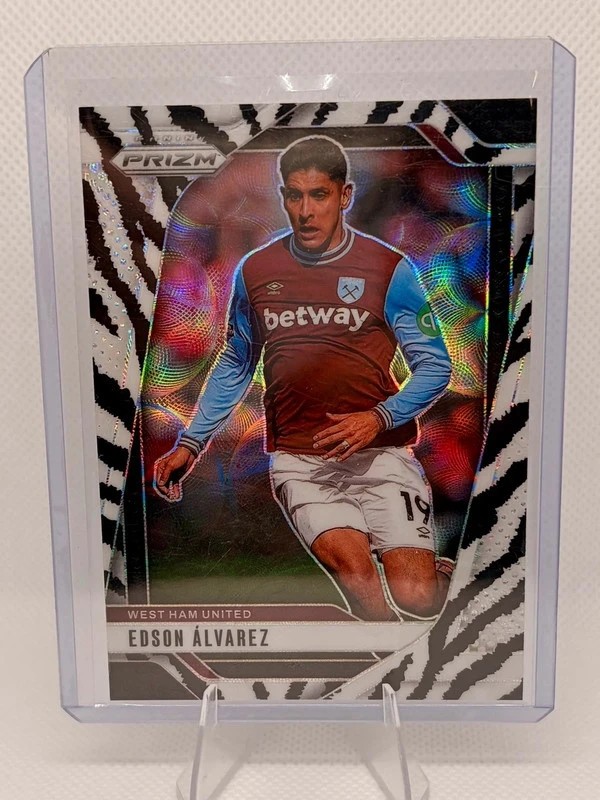 2024-25 Panini Prizm Edson Álvarez West Ham & Mexico Zebra Prizm 15/15 Bookend 2024-25 Panini Prizm Edson Álvarez West Ham & Mexico Zebra Prizm 15/15 Bookend