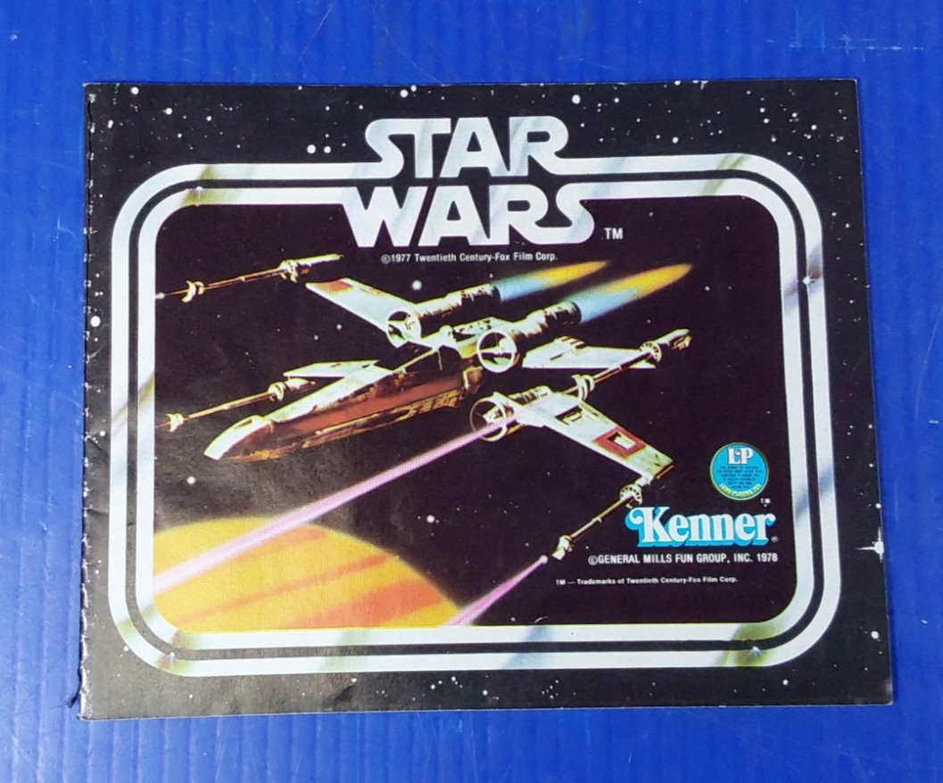 VNT Star Wars Kenner Toys Brochure X -Wing First 12 Mini-Catalog Insert - 1978