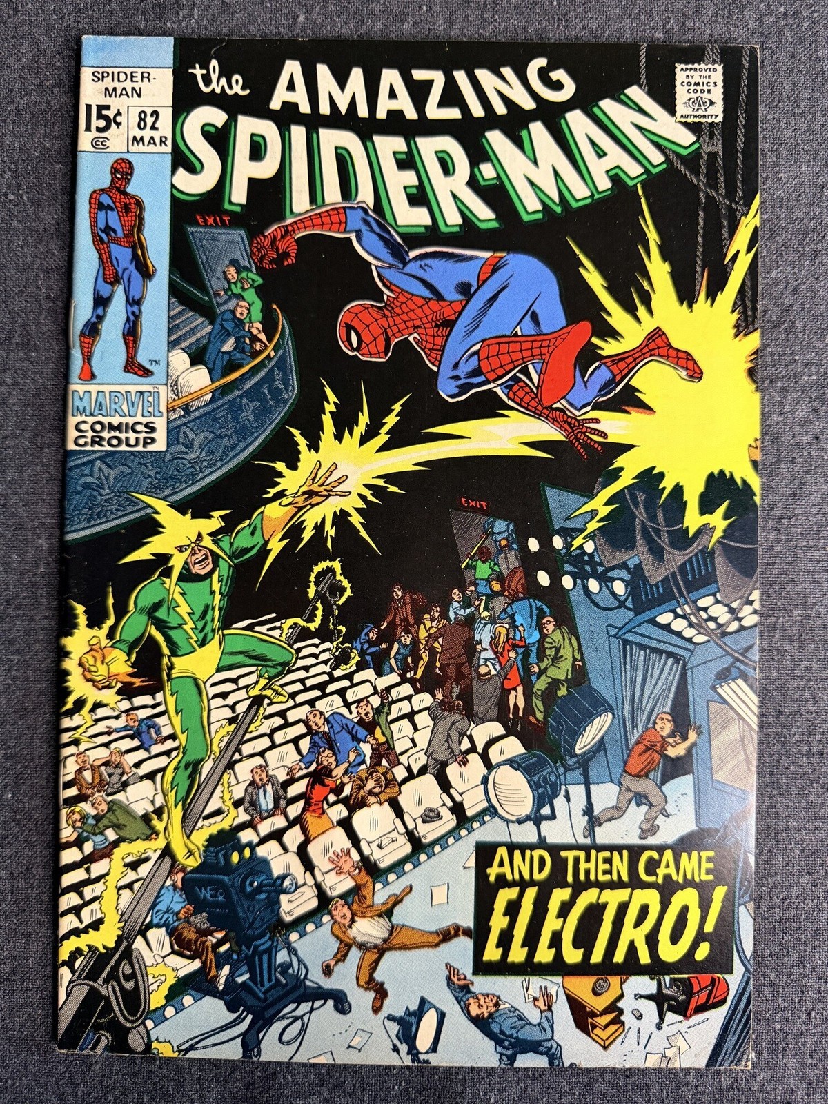 The Amazing Spider-Man #82 (Marvel Comics 1970) Electro Romita FN- approx 5.5