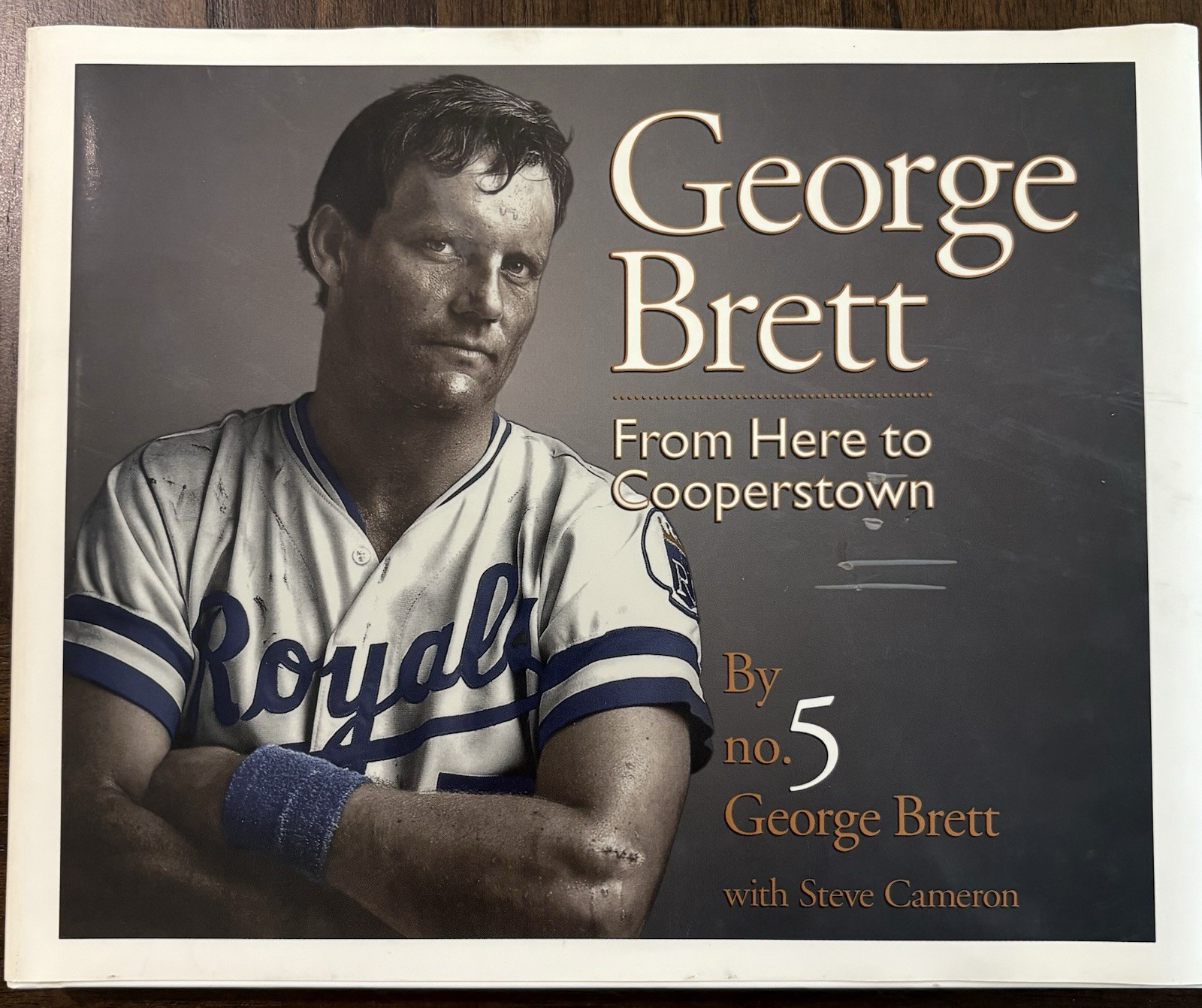Autographed George Brett “From Here to Cooperstown” Book