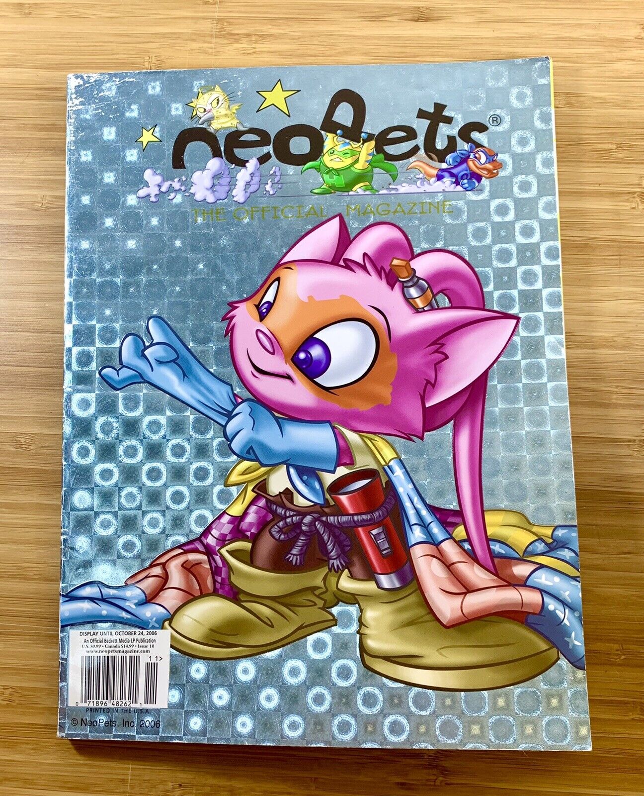Neopets Magazine Issue 18 (2006) Beckett Cherise Collectible Has Defect