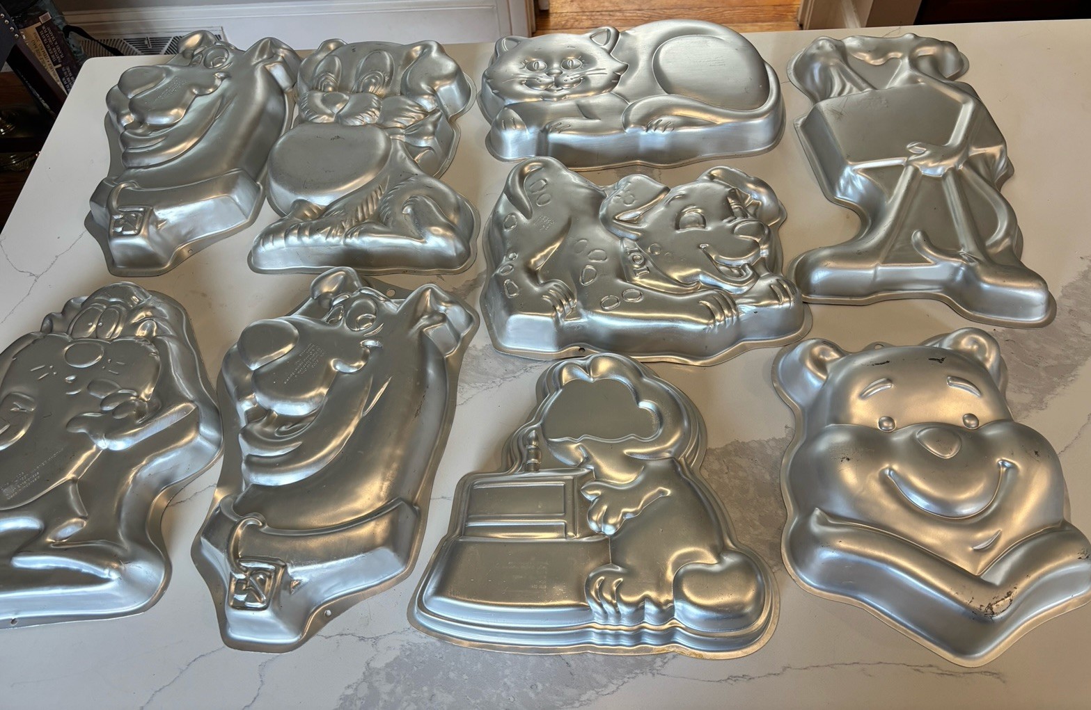 Wilton Cake Pans Lot of 9 Vintage Cartoon Hanna Barbera Character Molds