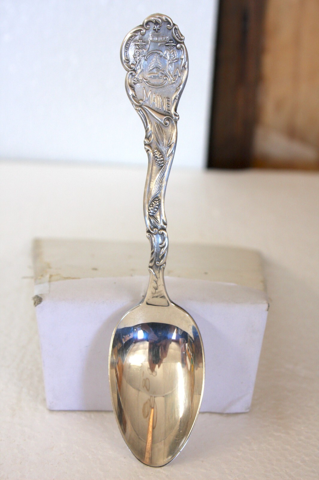 Rare Vintage Maine Souvenir Teaspoons Stamped SMC 30 Gr Rare Vintage Maine Souvenir Teaspoons Stamped SMC 30 Gr