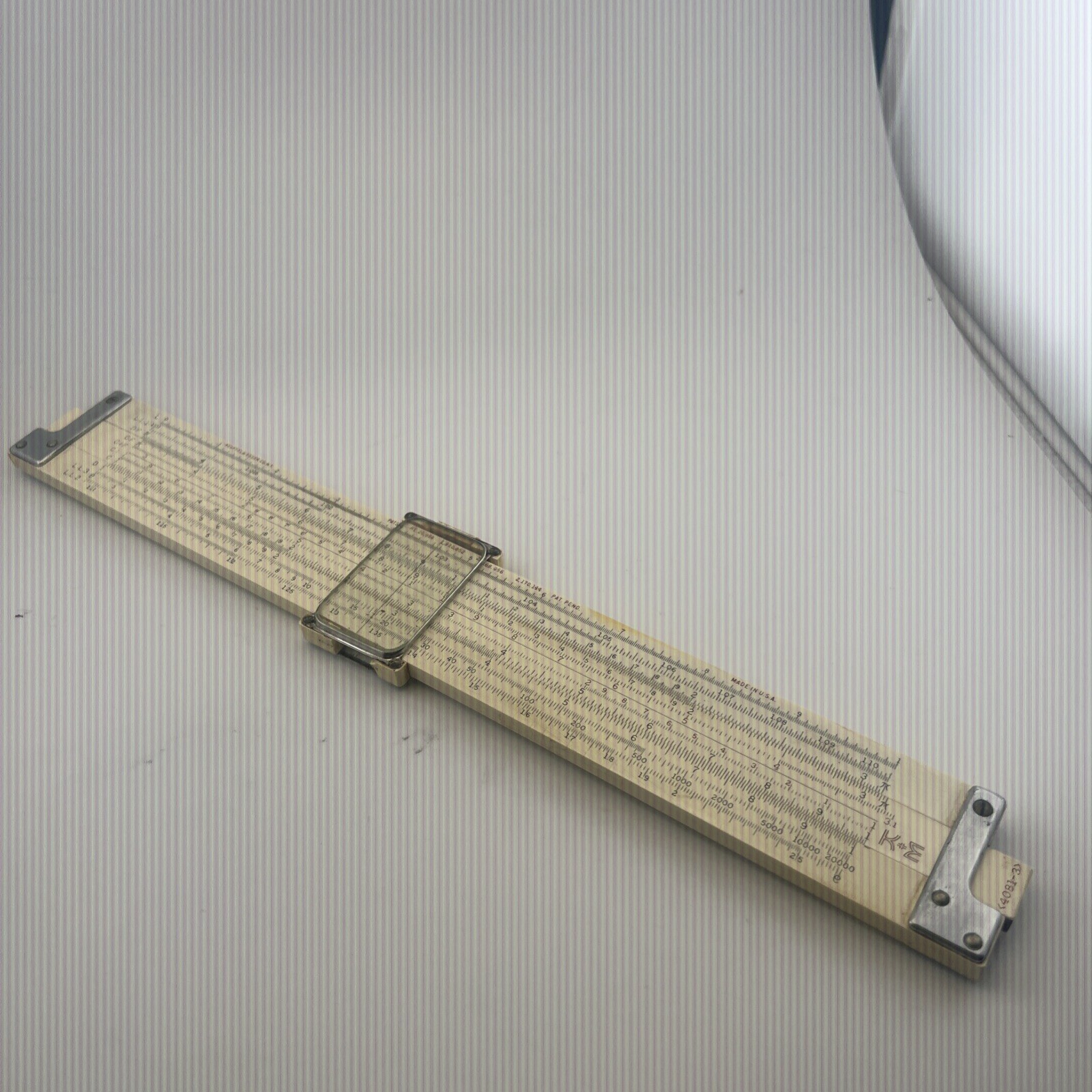 Vtg K&E Keuffel & Esser 4081-3 Log Log Duplex Decitrig Slide Rule Made USA