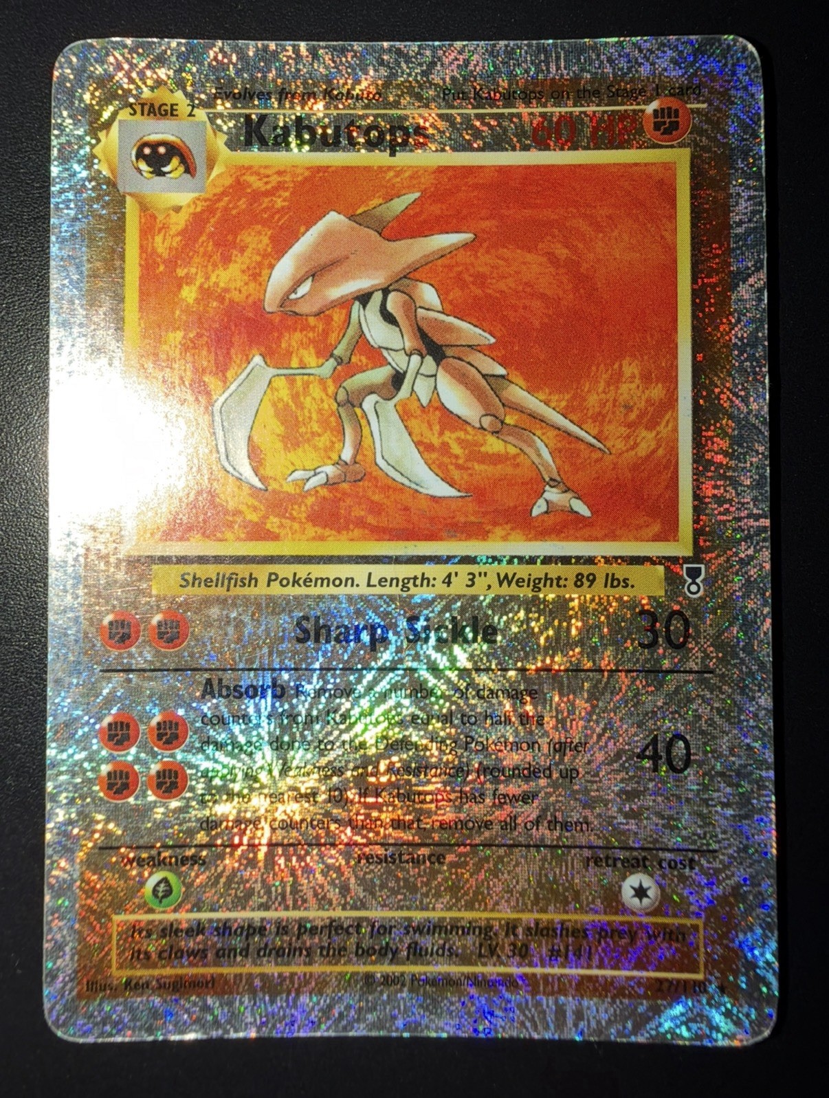 The Pokémon Company Kabutops 27/110 Legendary Collection Reverse Holo Rare