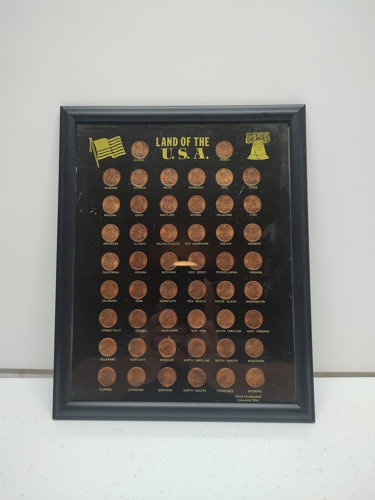 Land Of The USA Penny Collection Each State